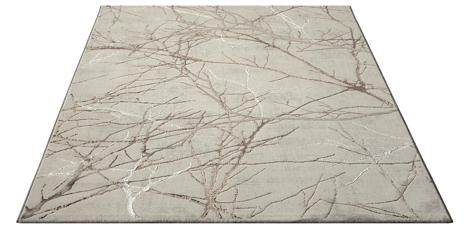 the carpet Teppich »Mila« rechteckig 8 mm Höhe moderner Wohnzimmer Teppich elegant glänzender Flor