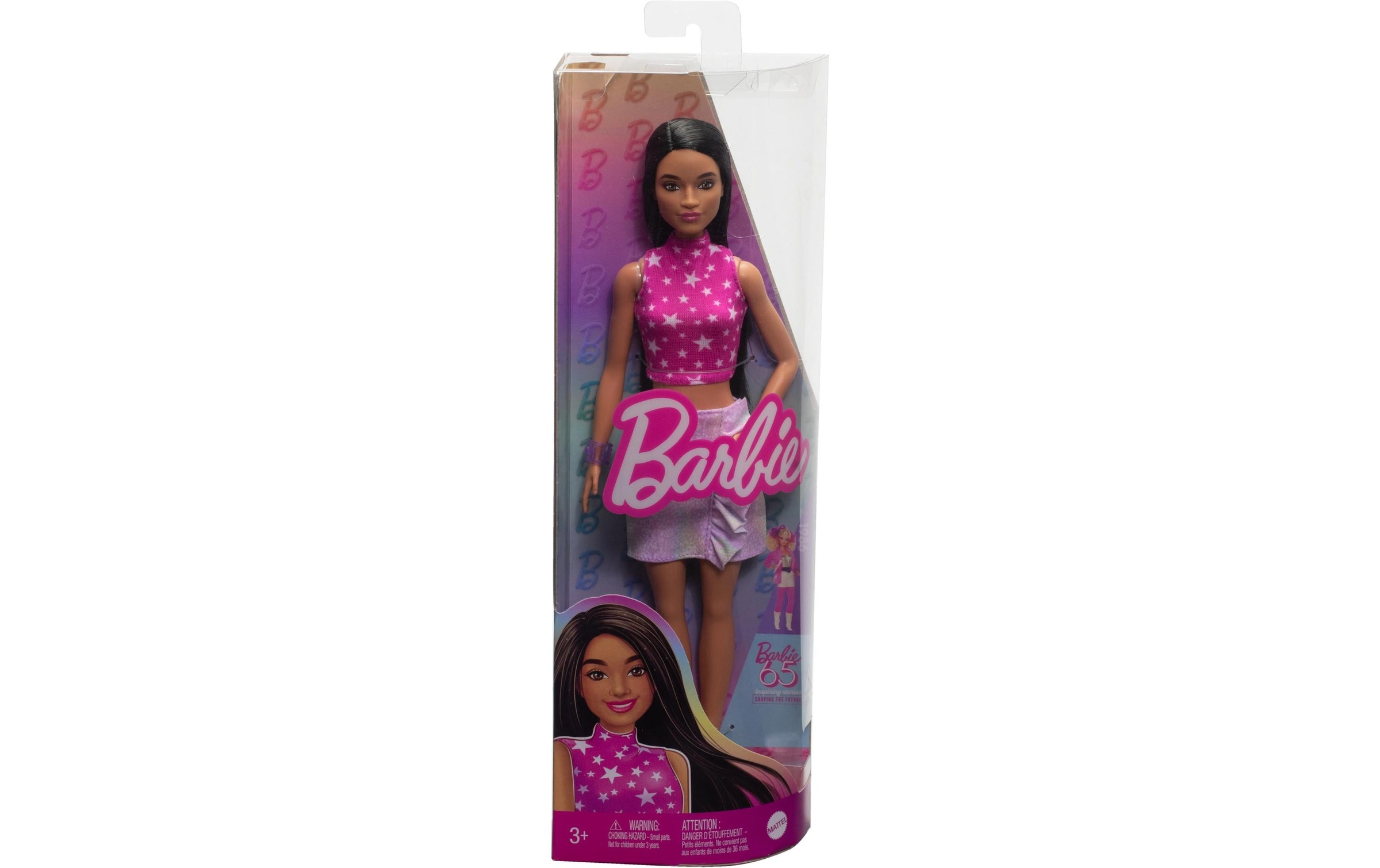 Barbie Anziehpuppe »Barbie Fashionista Rock Pink and Metallic«