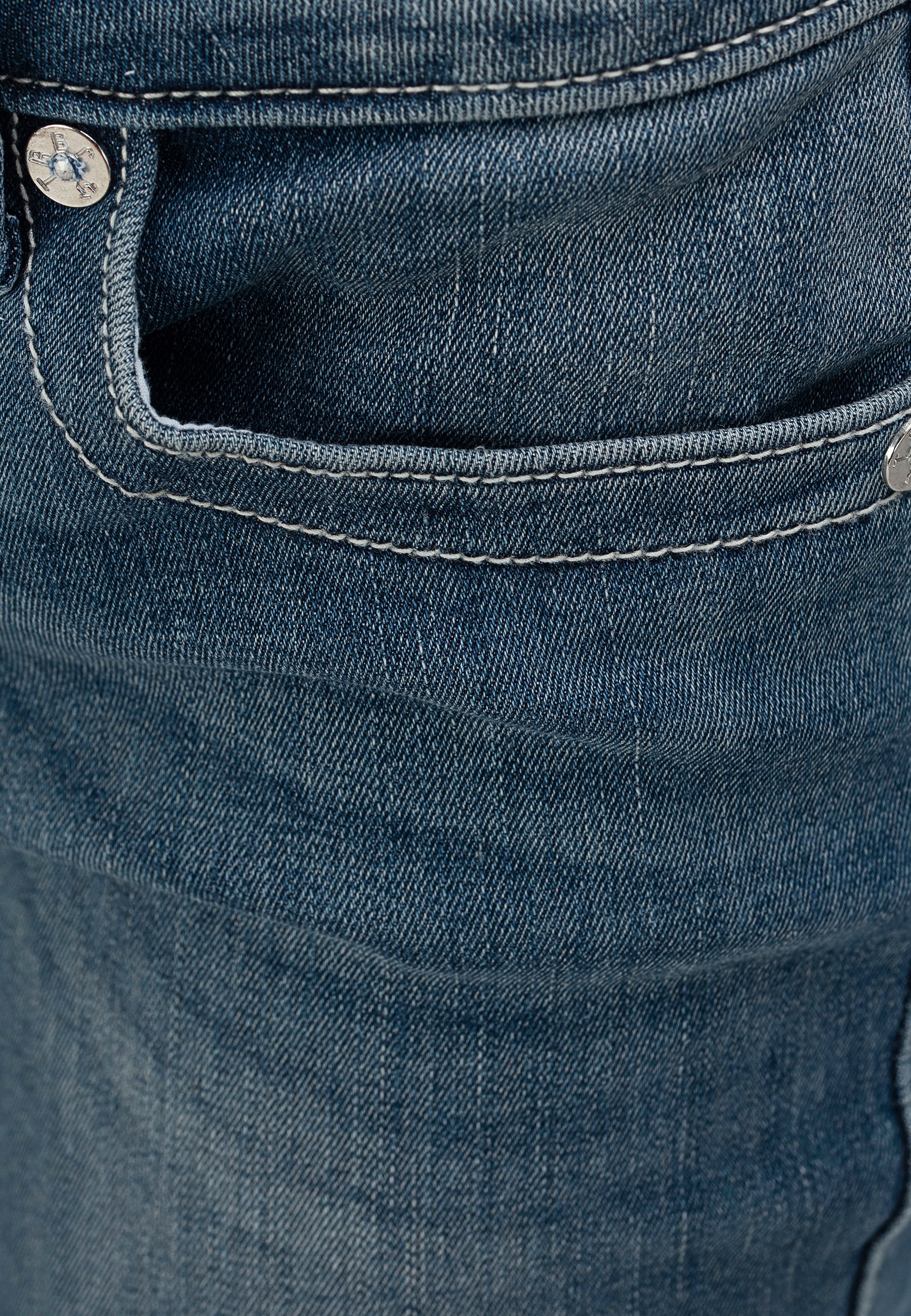 True Religion Jeans bootcut »BECCA MR BOOTCUT FLAP« mélange de coton, coupe bootcut