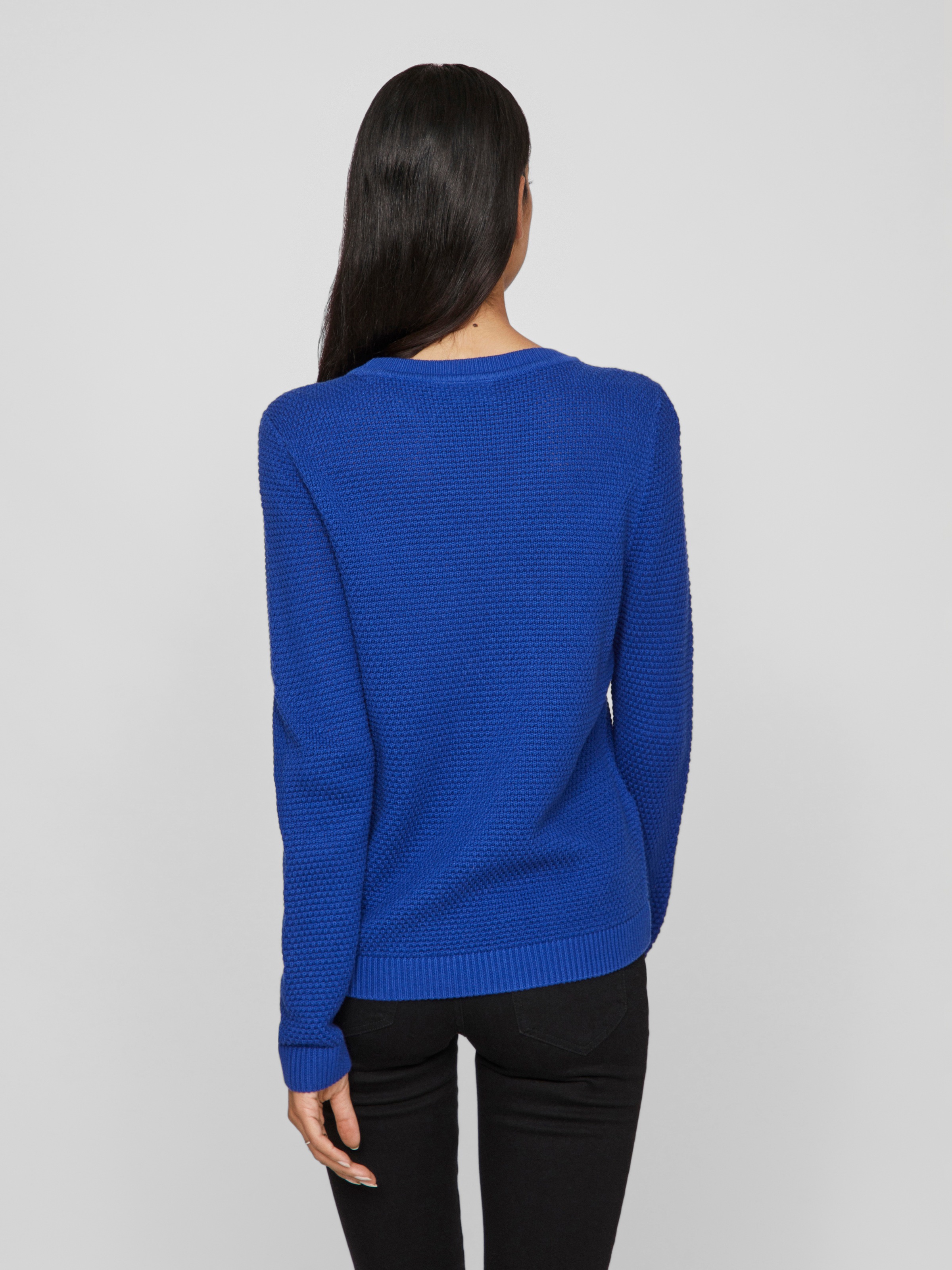 Vila Rundhalspullover »VIDALO O-NECK L/S KNIT TOP- NOOS«