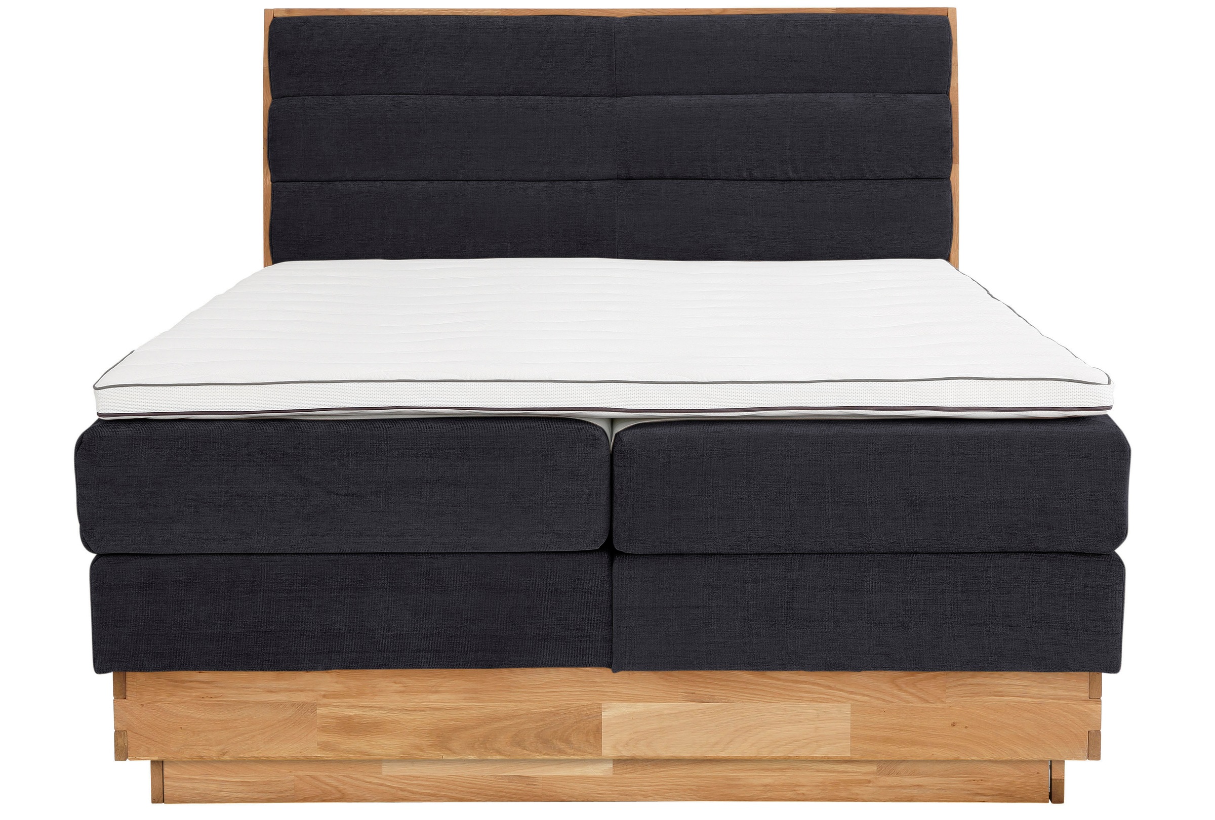 GOODproduct Boxspringbett »Jenna« ohne LED-Beleuchtung, mit zertifizierten, recycelten Bezugsstoffen