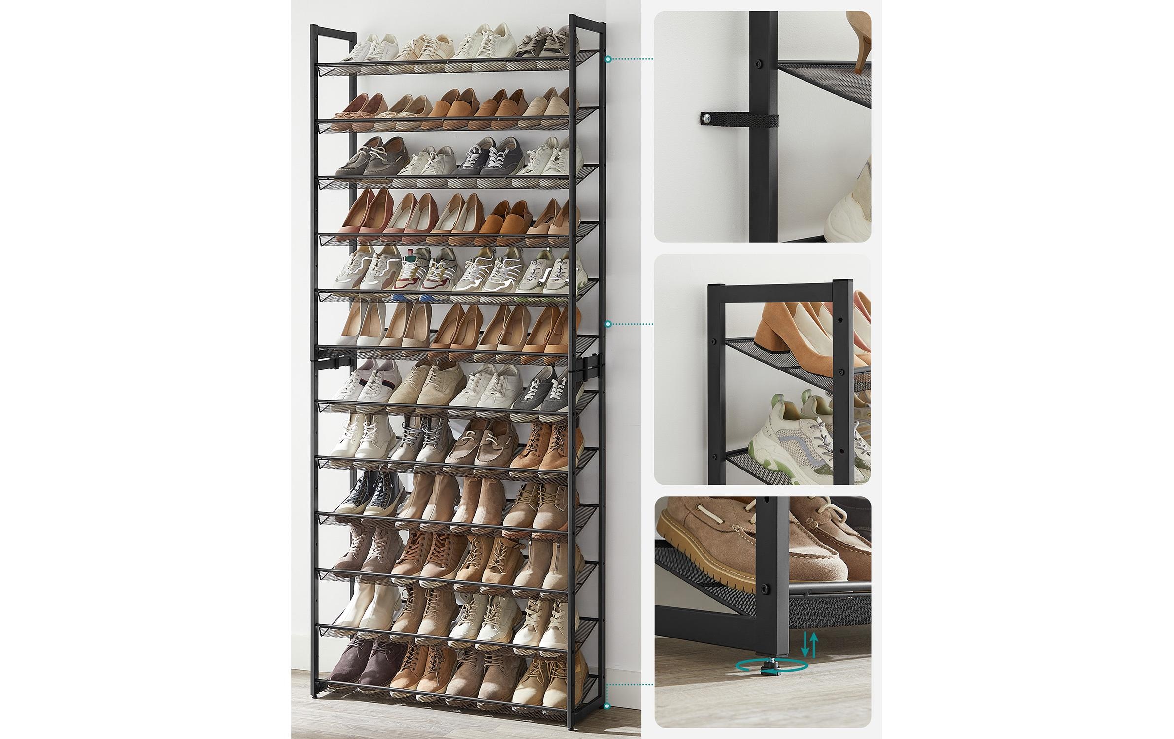 SONGMICS Schuhregal »92.3 x 221.4 cm«