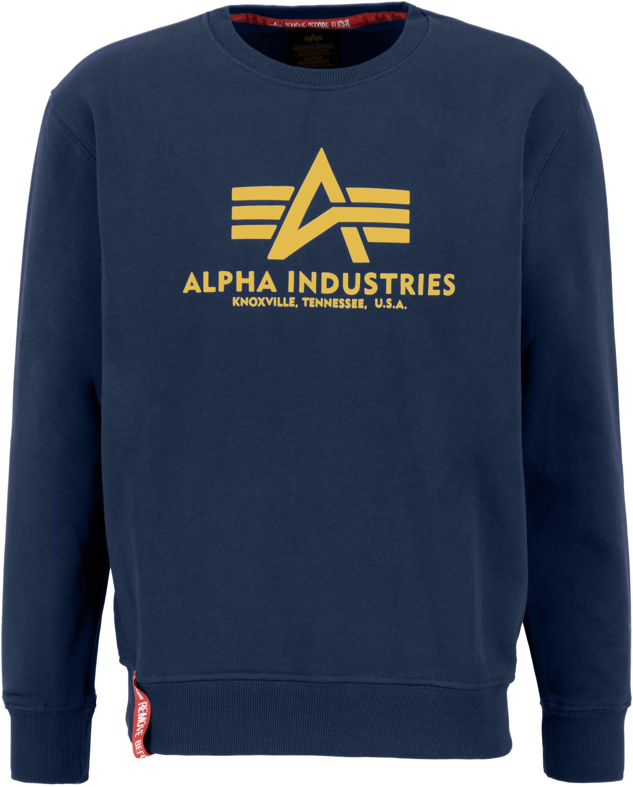Alpha Industries Sweatshirt »Basic Sweater«, Baumwollmischung, regular fit
