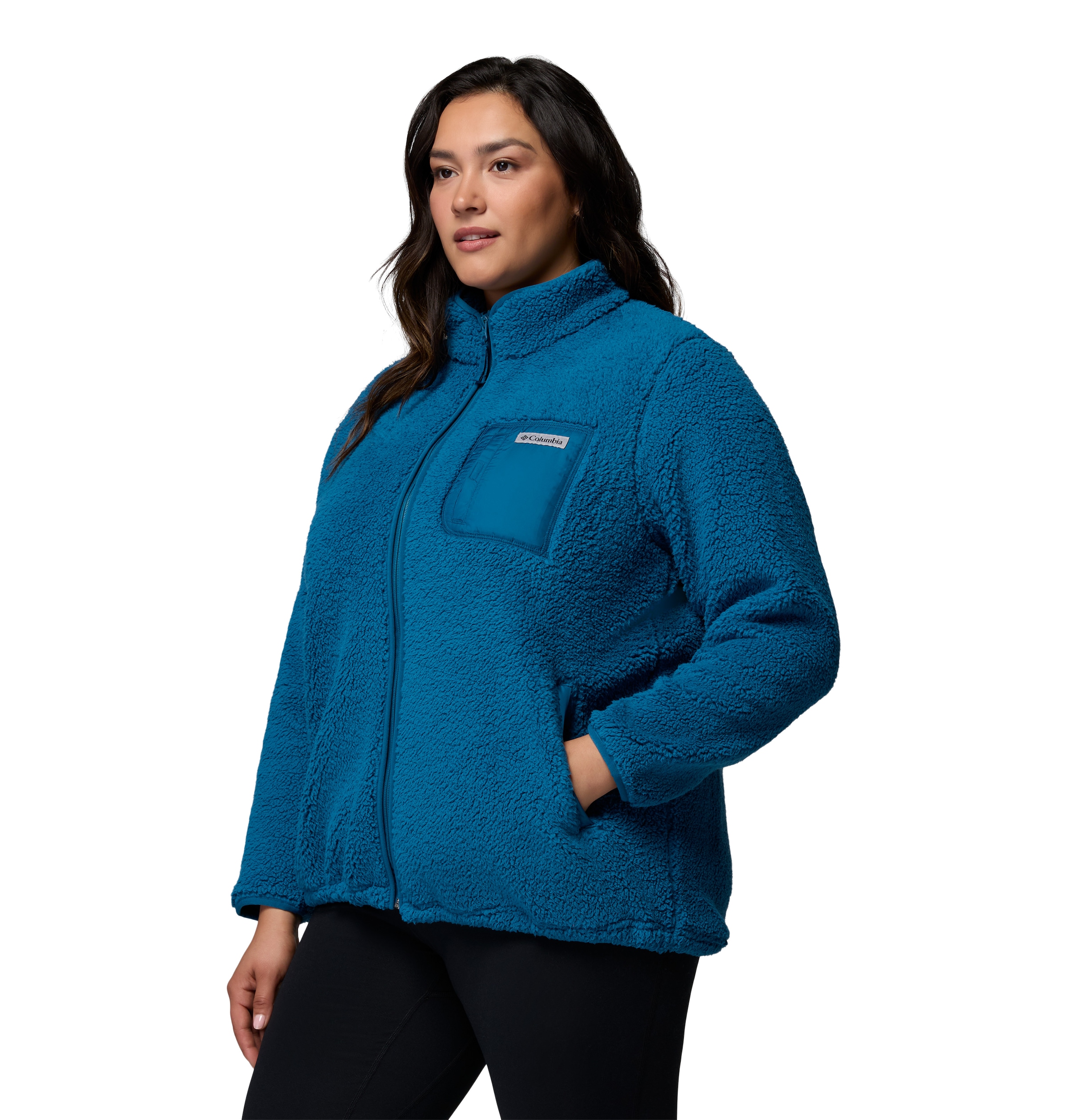 Columbia Veste polaire »West Bend Full Zip II« design à manches longues, avec fermeture éclair, déperlant, coupe-vent