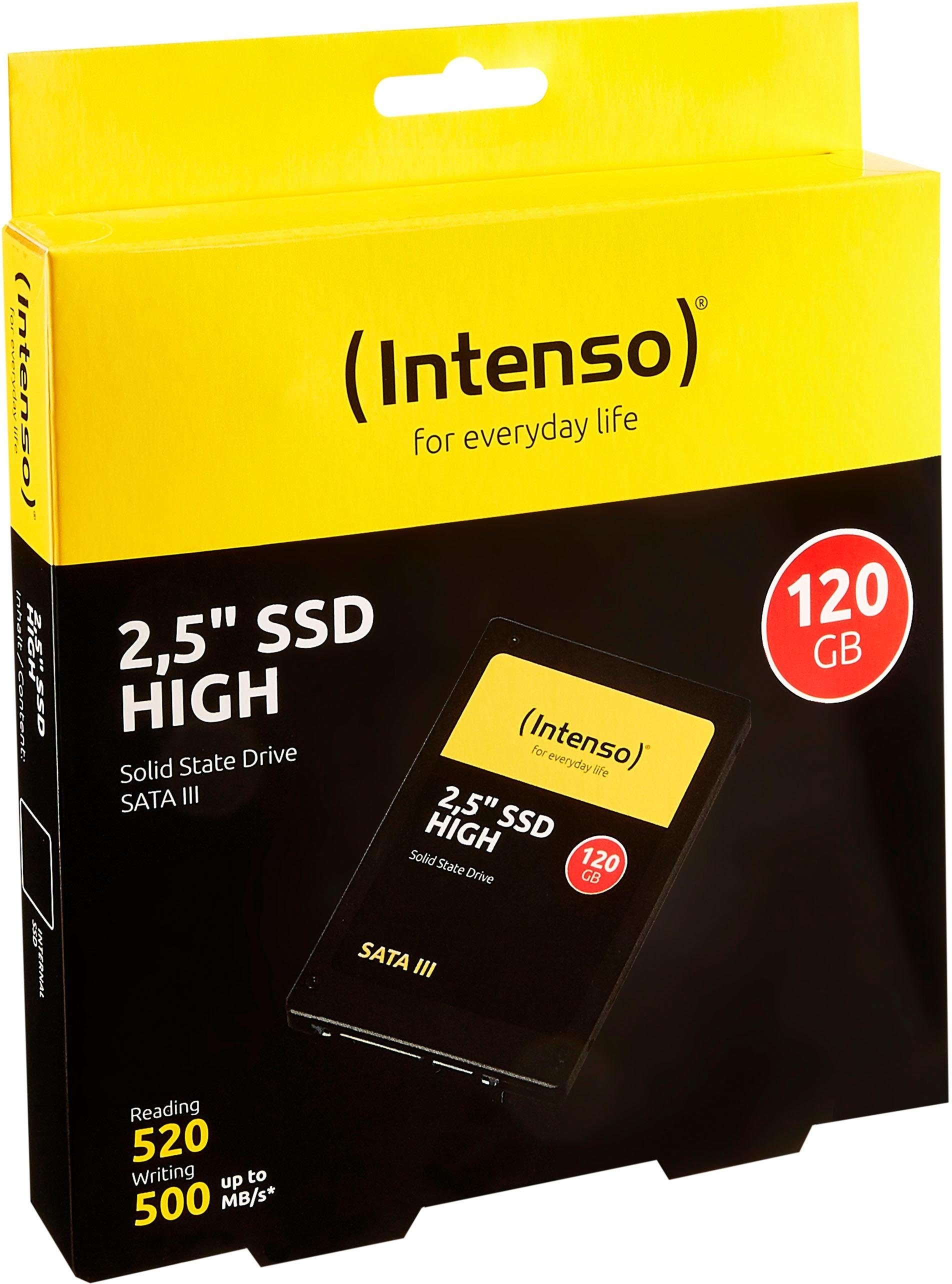 Intenso interne SSD »HIGH«, 2,5 Zoll, Anschluss SATA III