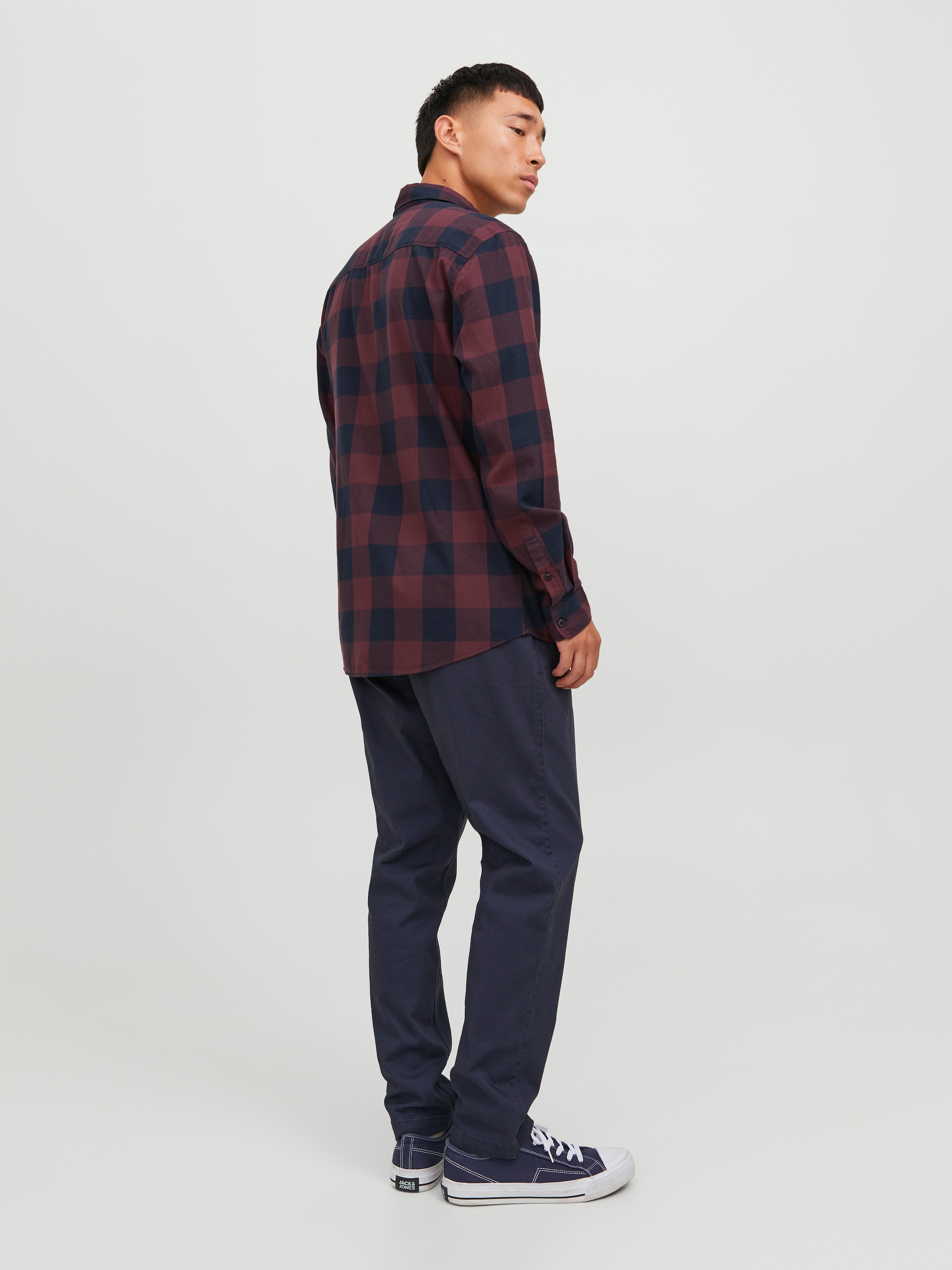 Jack & Jones Chemise à carreaux »JJ JJEGINGHAM TWILL SHIRT L/«