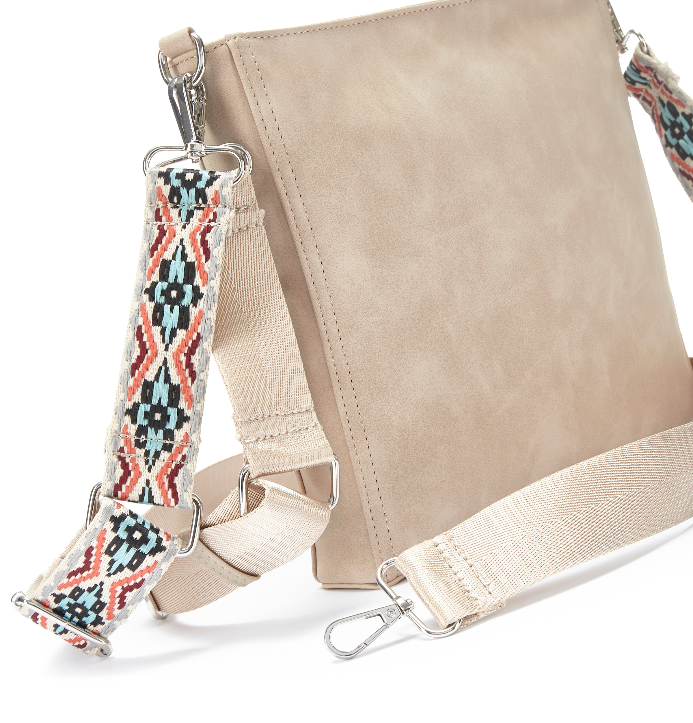 Vivance Sac à bandoulière »Handtasche« Schultertasche, Crossbody-Bag mit austauschbarem Schulterriemen VEGAN