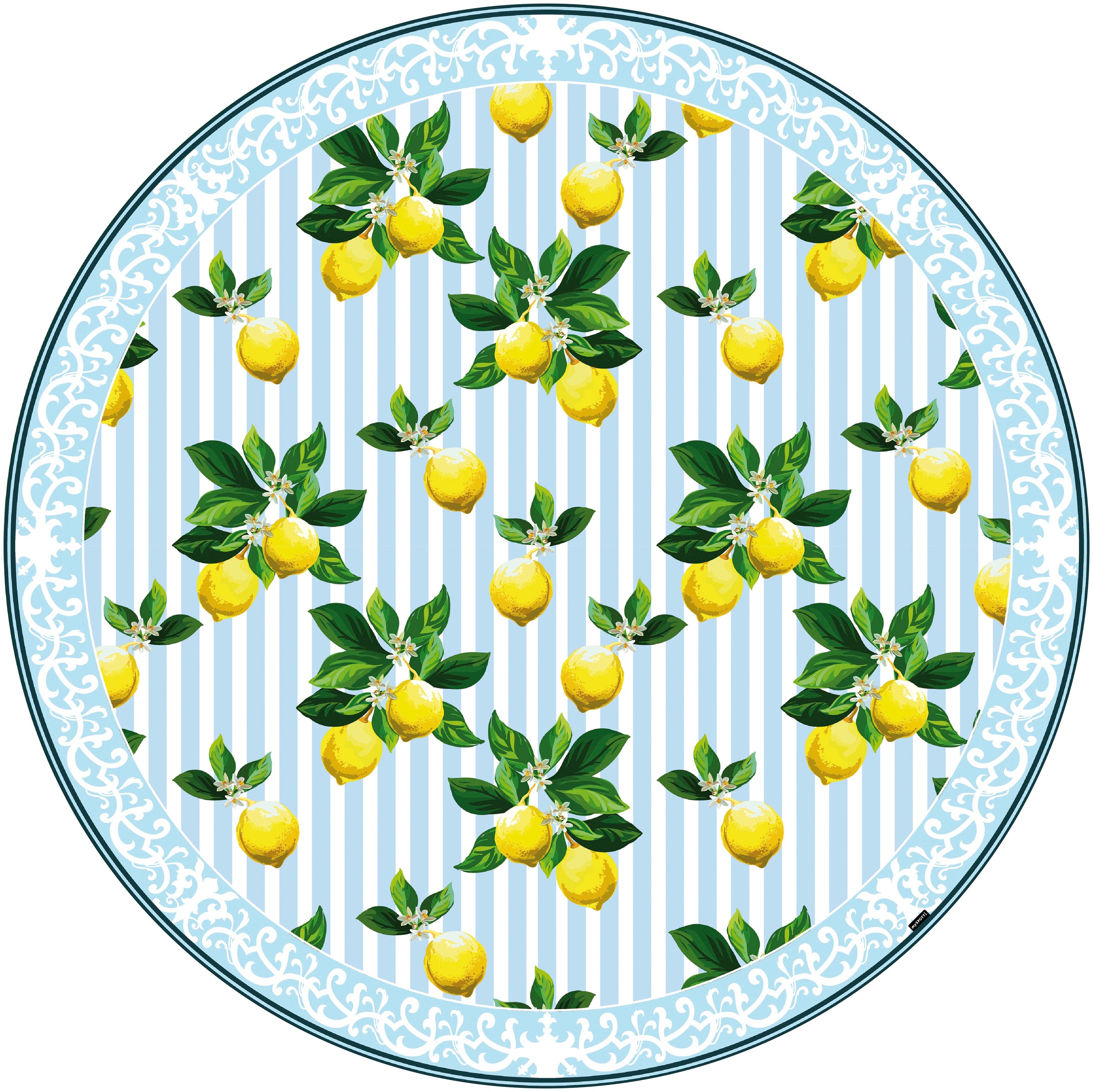 Image of MySpotti Vinylteppich »Buddy Fortuna«, rund, 0,5 mm Höhe, rund, wasserfest und statisch haftend bei Ackermann Versand Schweiz