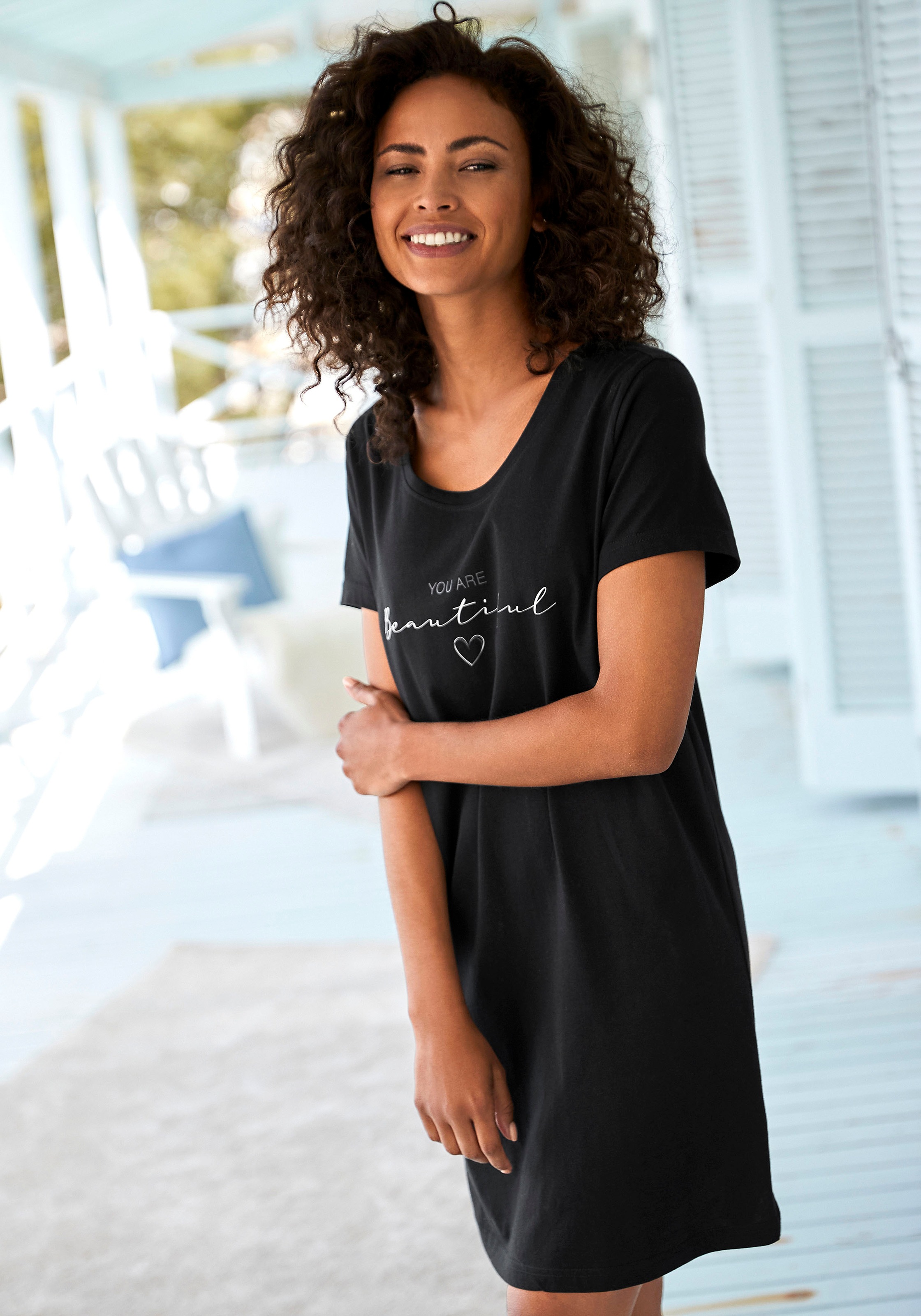 Image of Vivance Dreams Bigshirt, mit Frontdruck bei Ackermann Versand Schweiz