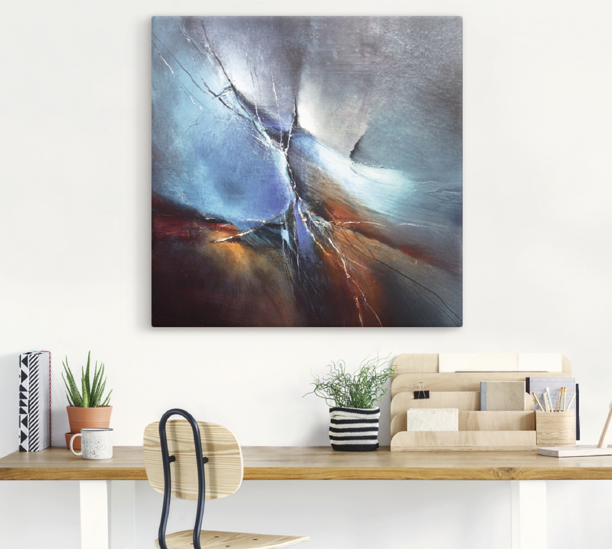 Artland Fresque murale »Frühling im Eistobel« 1 cuis tlg. als Alubild, Leinwandbild in verschied. Grössen