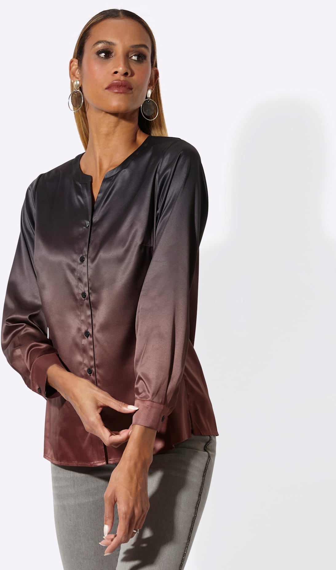 creation L Blouse à manches longues