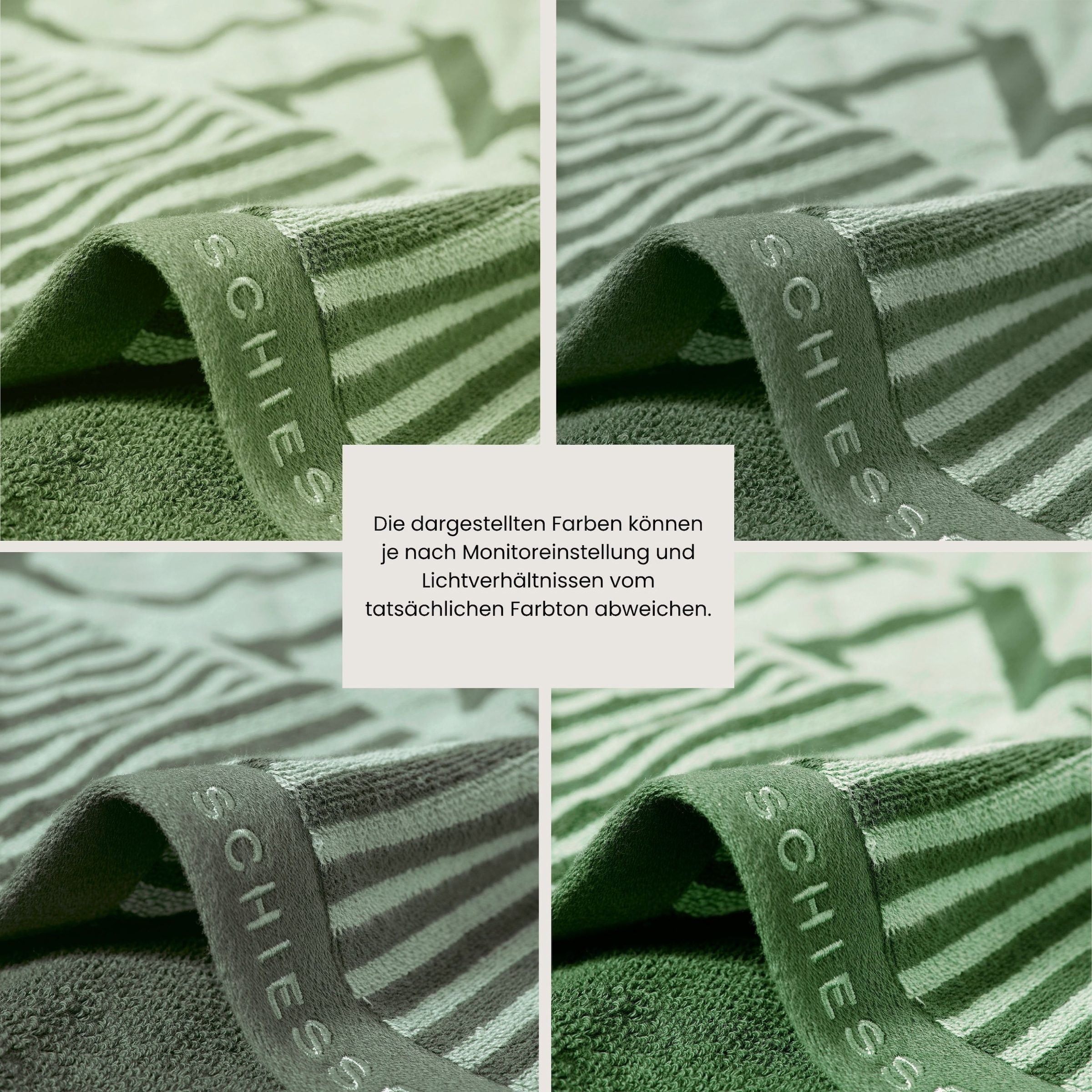 Schiesser Saunatuch »Rom aus garngefärbtem, kuschelweichem Baumwollfrottier« OEKO-TEX® MADE IN GREEN