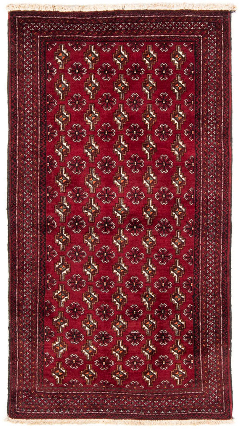 Image of morgenland Hochflor-Läufer »Belutsch Durchgemustert Rosso scuro 194 x 101 cm«, rechteckig, 0,8 mm Höhe, Handgeknüpft bei Ackermann Versand Schweiz