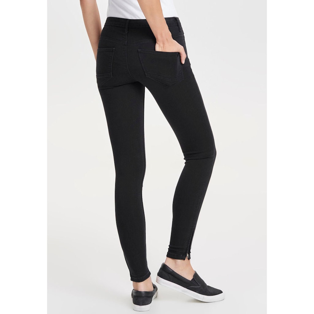 ONLY Ankle-Jeans »ONLKENDELL ETERNAL«, mit Zipper am Saum