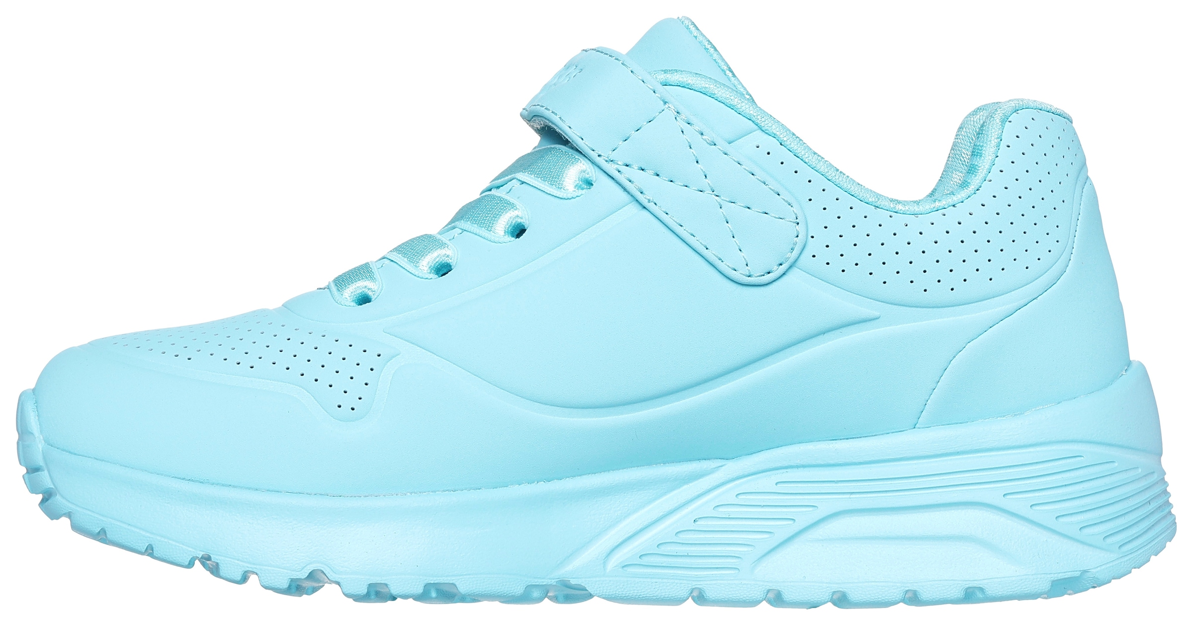 Skechers Sneaker »UNO LITE«, Plateausneaker, Retro Sneaker, Klettschuh im Monochrome Look