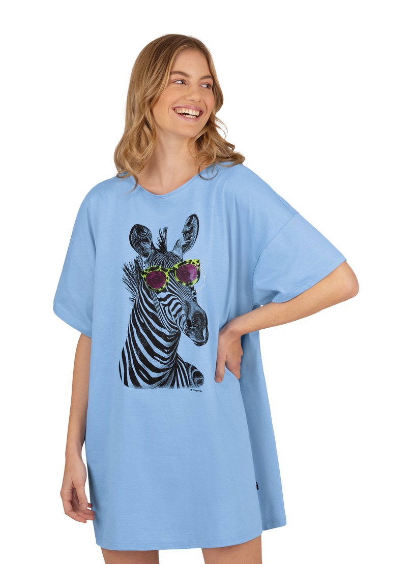 Image of Trigema Bigshirt, mit Zebra-Motiv und Strass-Steinen bei Ackermann Versand Schweiz