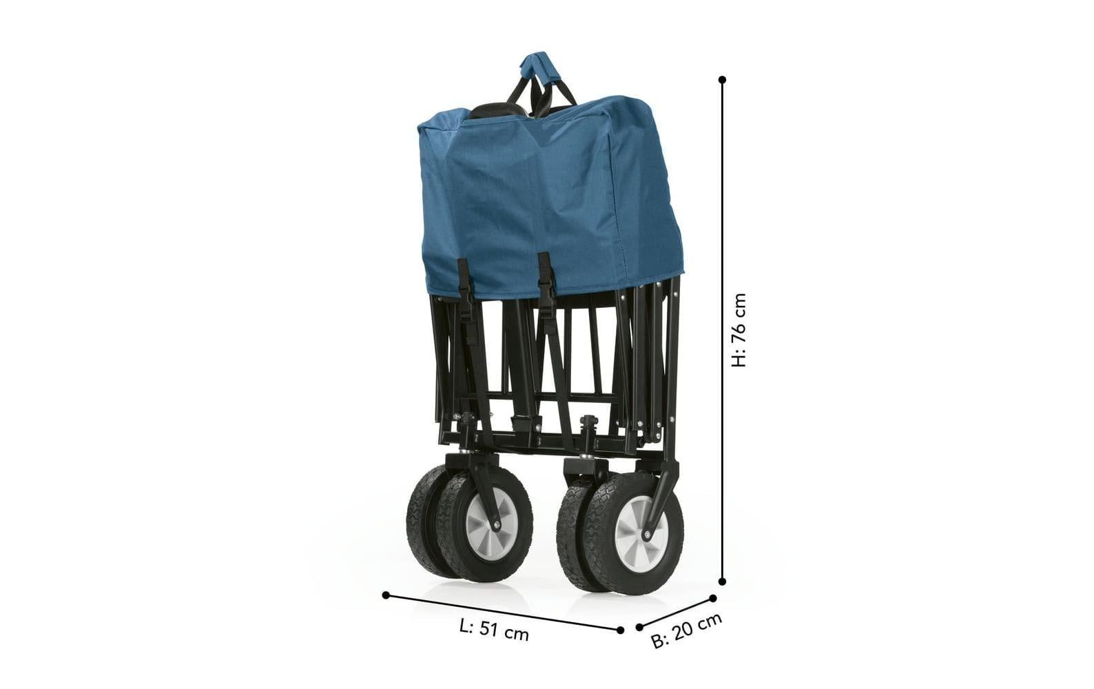 EASYmaxx Chariot à bras »100 x 50 x 61 cm« EASYmaxx 12252 Gartenwagen