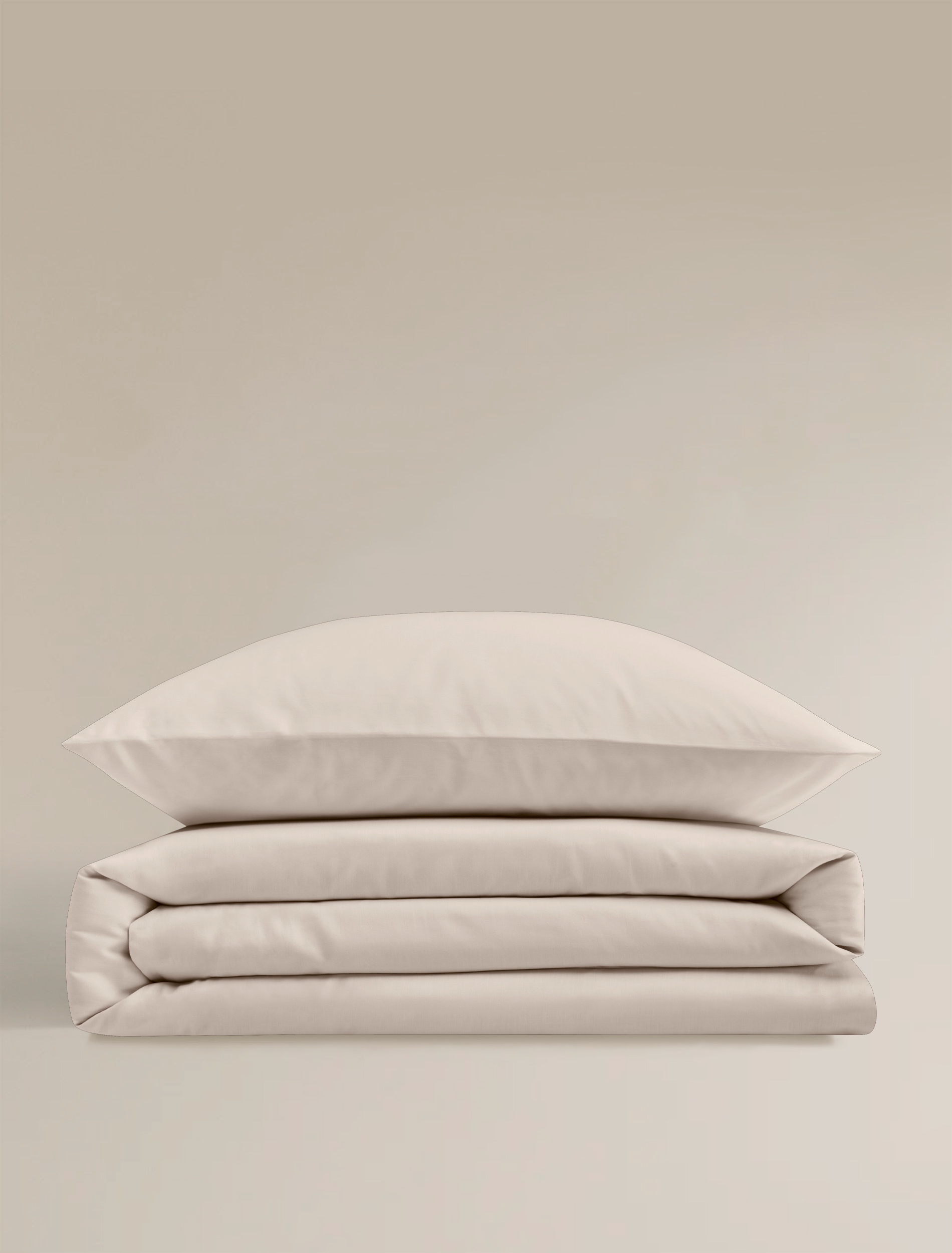 BIERBAUM Bettwäsche »Elegant uni«, Mako-Satin, 100 % Baumwolle, Uni, pflegeleicht