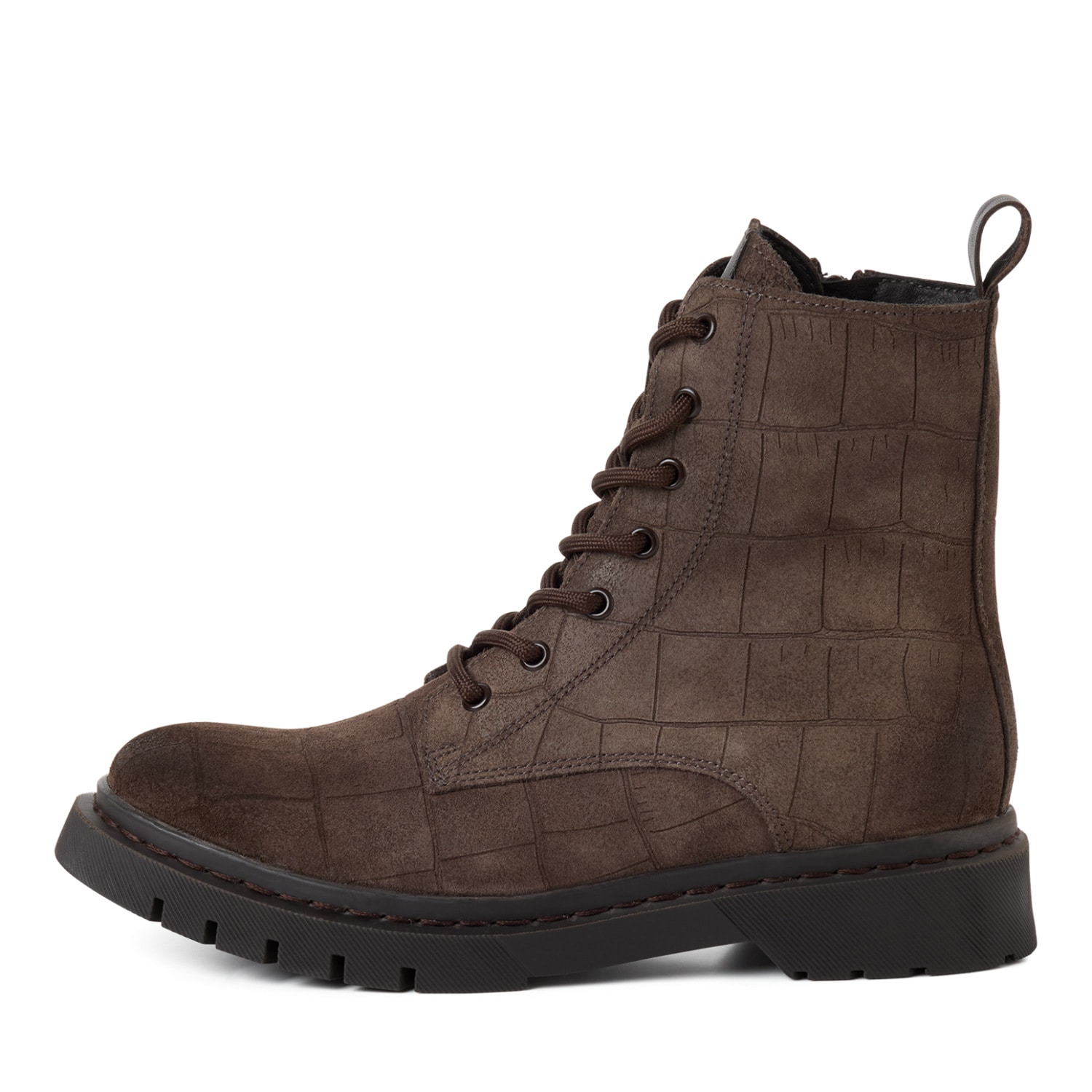 Tamaris Bottines à lacets  bottines à lacets, chunky boots avec languette à logo imprimé