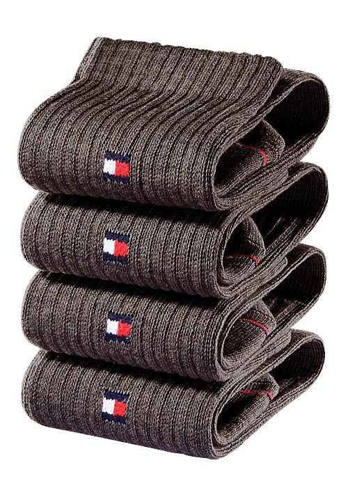 Tommy Hilfiger Socken, (4 Paar), mit Fussfrottee