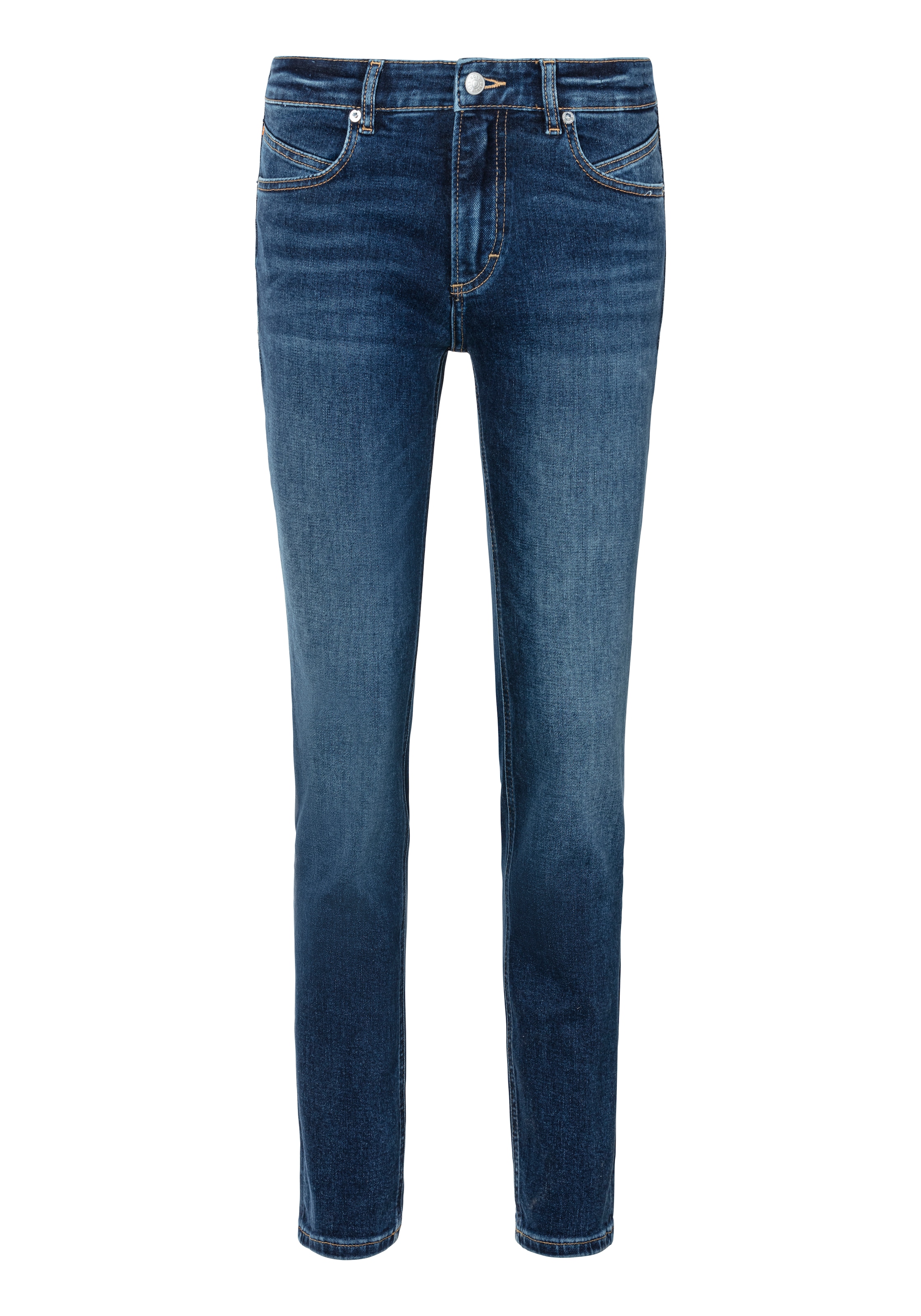 BOSS ORANGE Slim-fit-Jeans »Jackie Mid Rise Mid Waist, mittlere Leibhöhe Premium Denim Jeans«,...