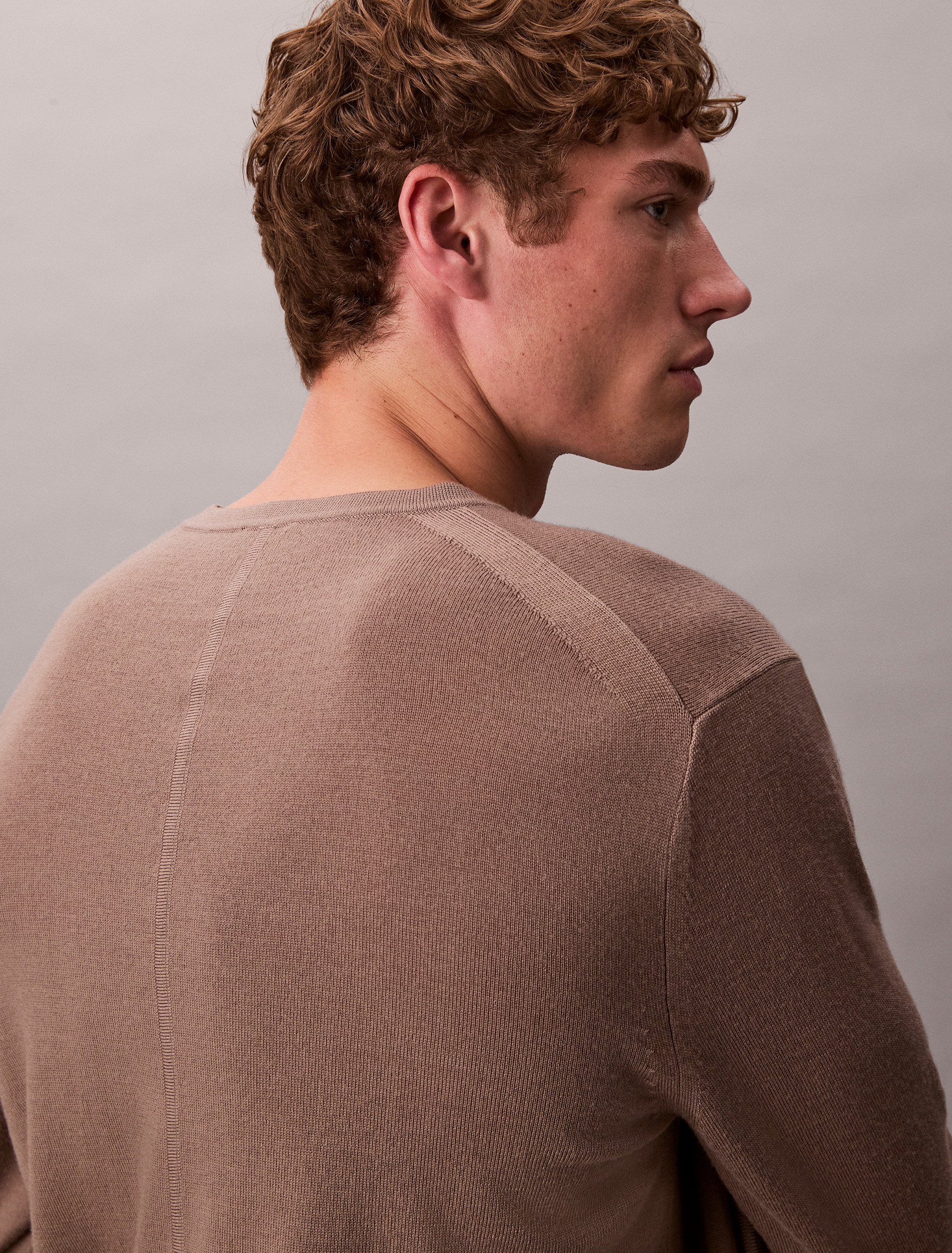 Calvin Klein 1100000002199 »LS 100% MERINO CREW 14GG« Mit Rundhalsausschnitt, regular fit