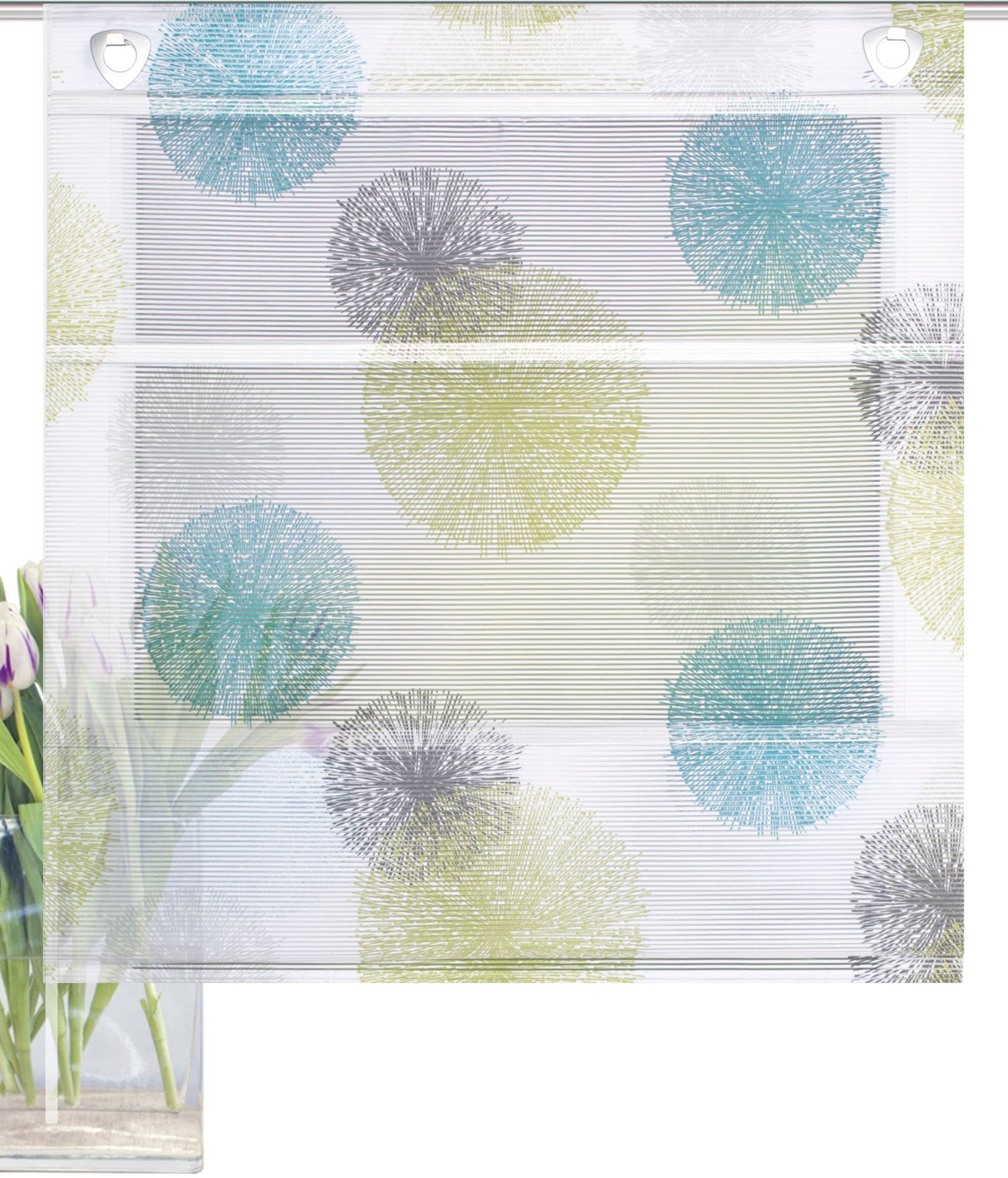 Image of HOME WOHNIDEEN Raffrollo »RAWLINS«, mit Ösen, freihängend, bedruckt bei Ackermann Versand Schweiz