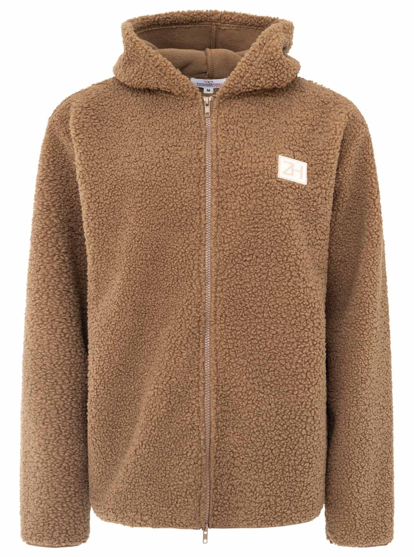 Zwillingsherz Kapuzensweatjacke »"Hoody Zip"« durchgehender Reissverschluss, Kapuze, grosses Logo hinten
