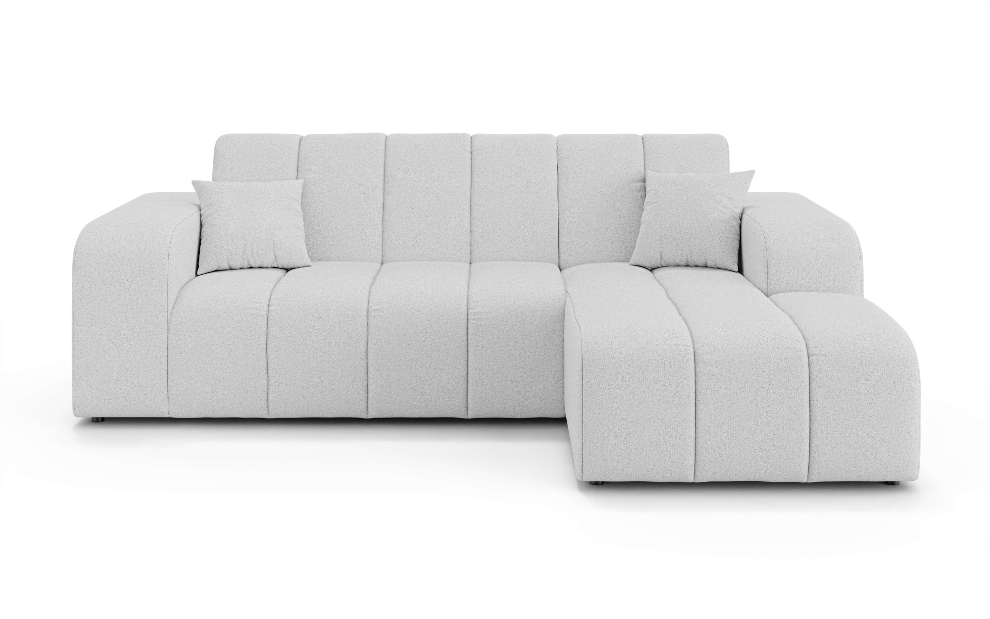 INOSIGN Ecksofa »CASSY L-Form, Schlafsofa mit Bettkasten, Masse B/T/H: 245/165/88 cm«, mit 2 Rückenkissen, Recamiere rechts oder links bestellbar