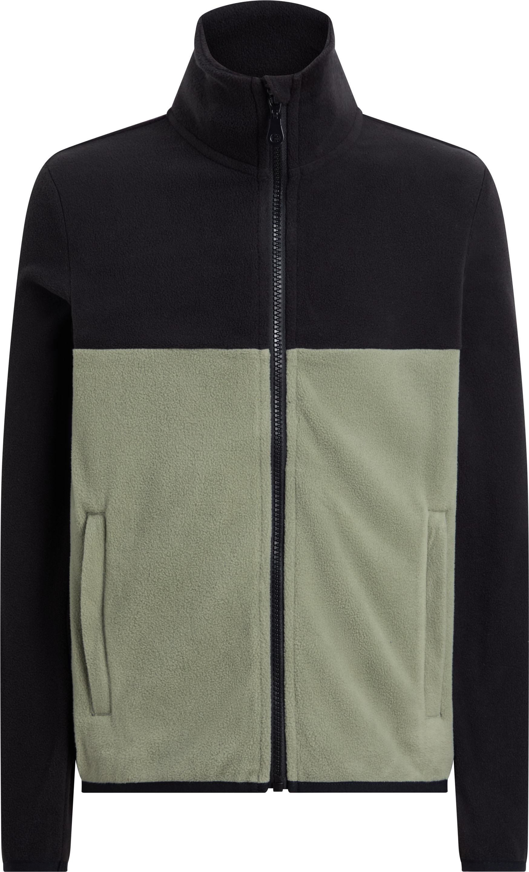 McKINLEY Fleecejacke »JU.-UNTERJACKE AMARO FZ FL B« Colorblocking Look, Reissverschlusstaschen
