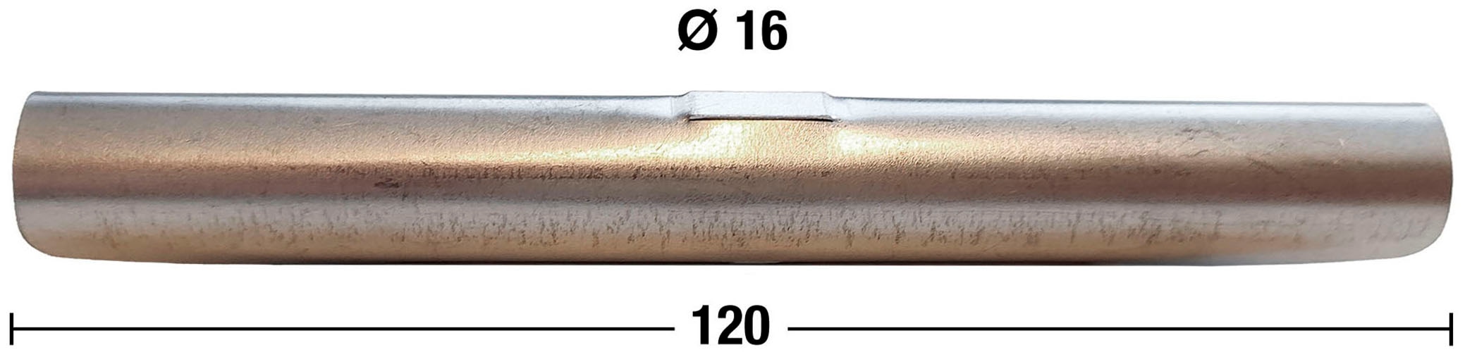 Image of GARESA Stangenverbinder "Rundrohr 16mm" Silberfarben