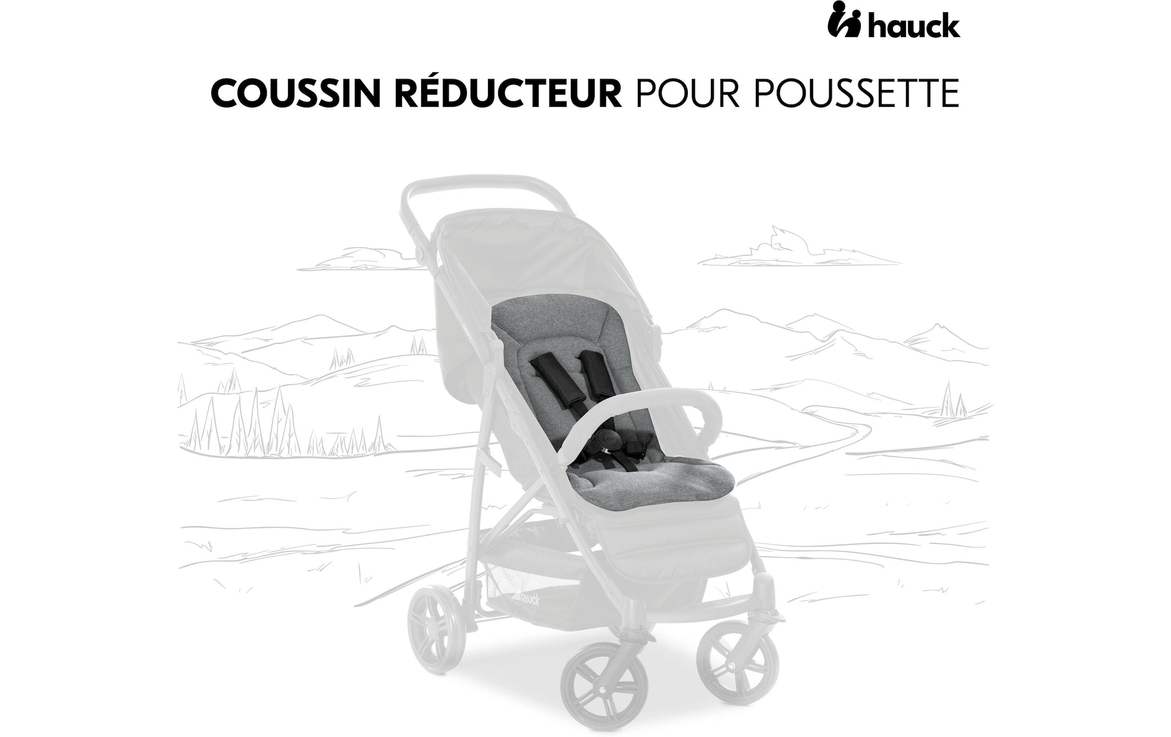 Hauck »Seat Liner, Flowers Rose« également adapté aux poussettes