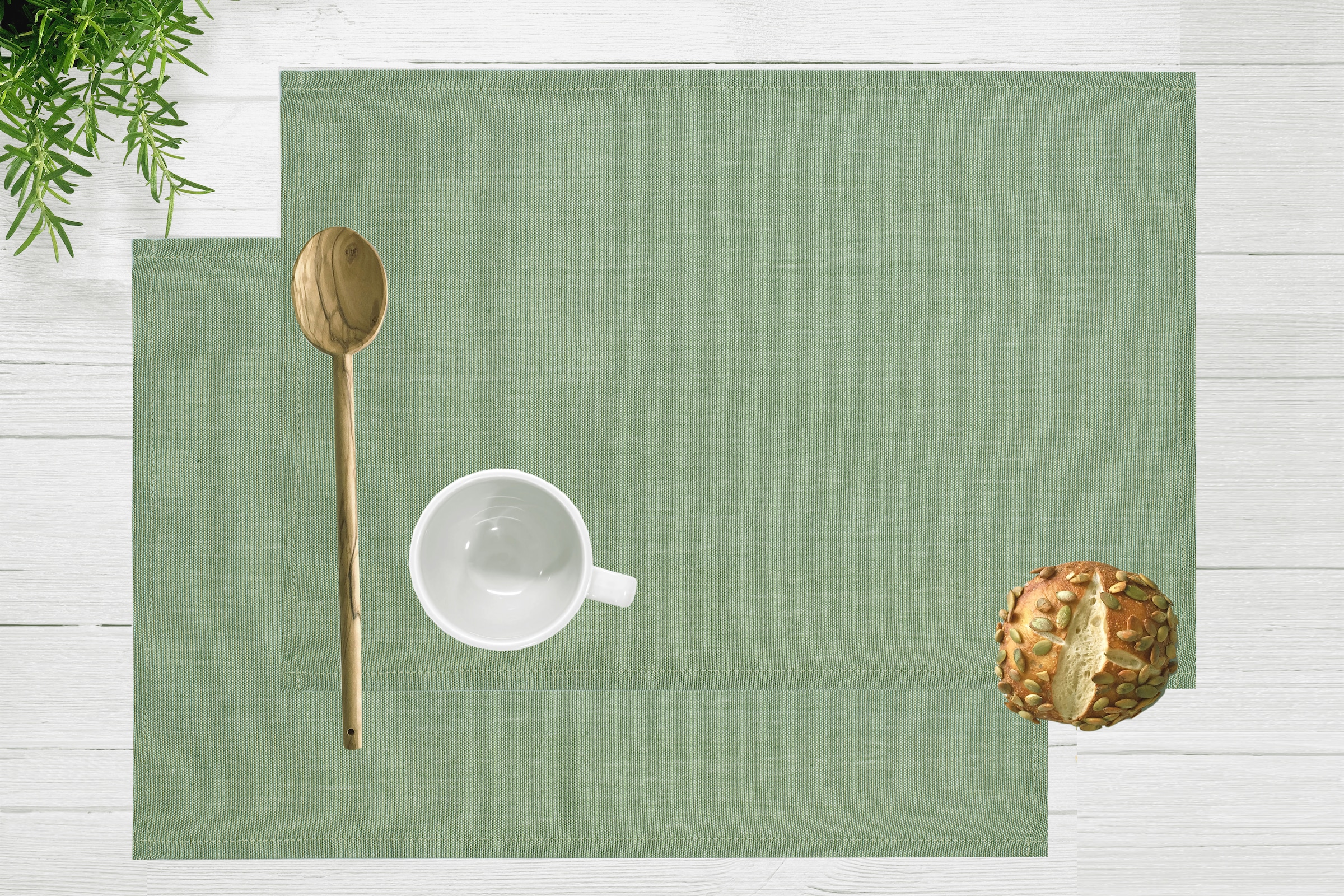 GOODproduct Set de table »Aolva« 45 x 30 cm, structuré, moderne, basique, salle à manger, salon, déco