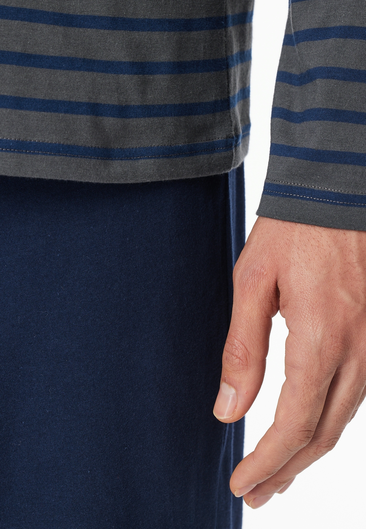 Schiesser Schlafanzug »"Casual Essentials"«, (2 tlg.), mit Streifen