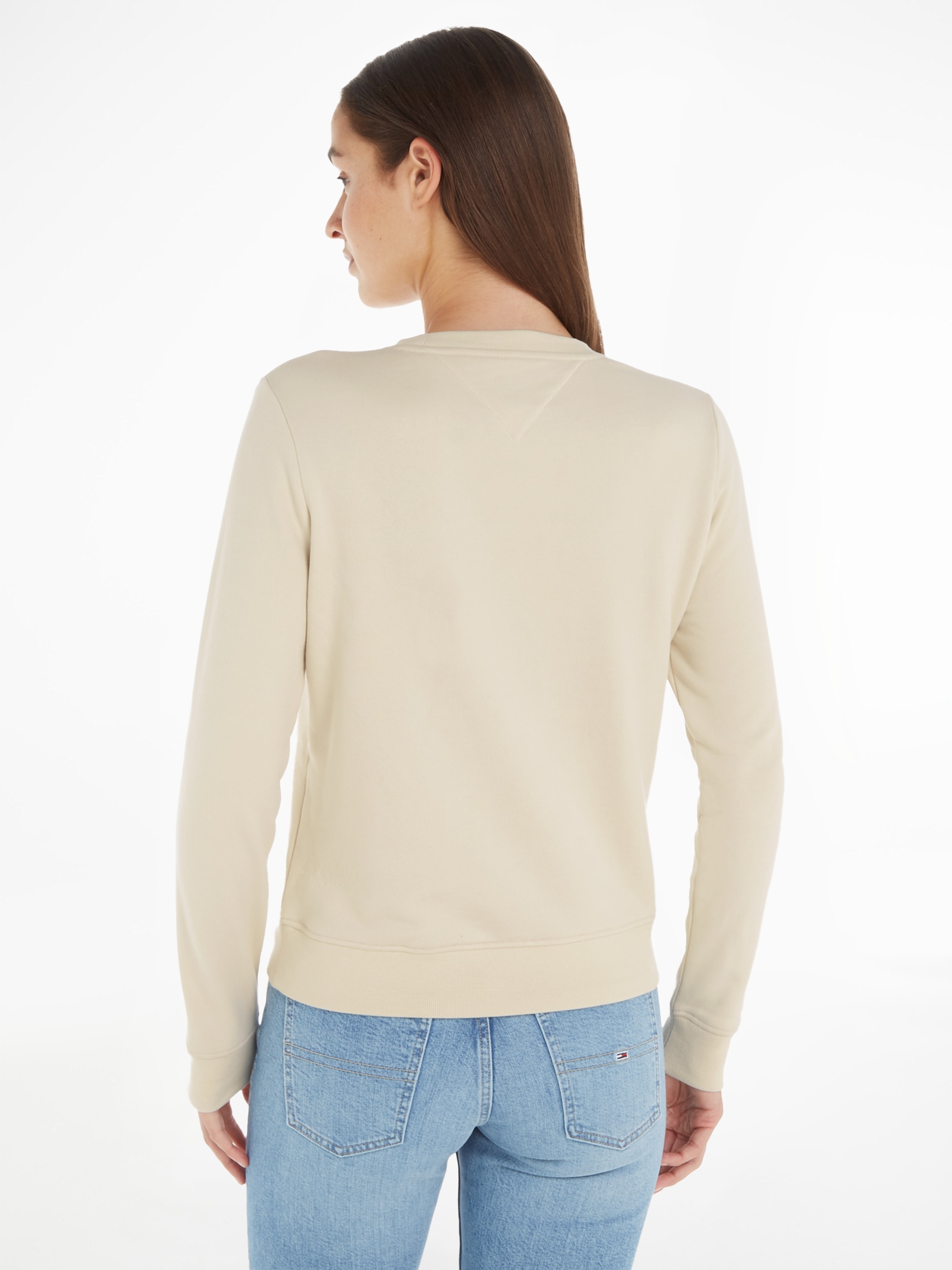 Tommy Jeans Curve Sweatshirt »TJW REG LINEAR CREW EXT«, in Grossen Grössen mit Logoschriftzug