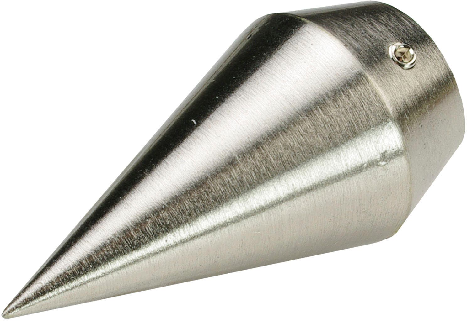 Image of Liedeco Gardinenstangen-Endstück "Endstück, Endknopf edelstahl-optik "France" Spitze" Endstück, Endknopf Spitze, 1 Stück