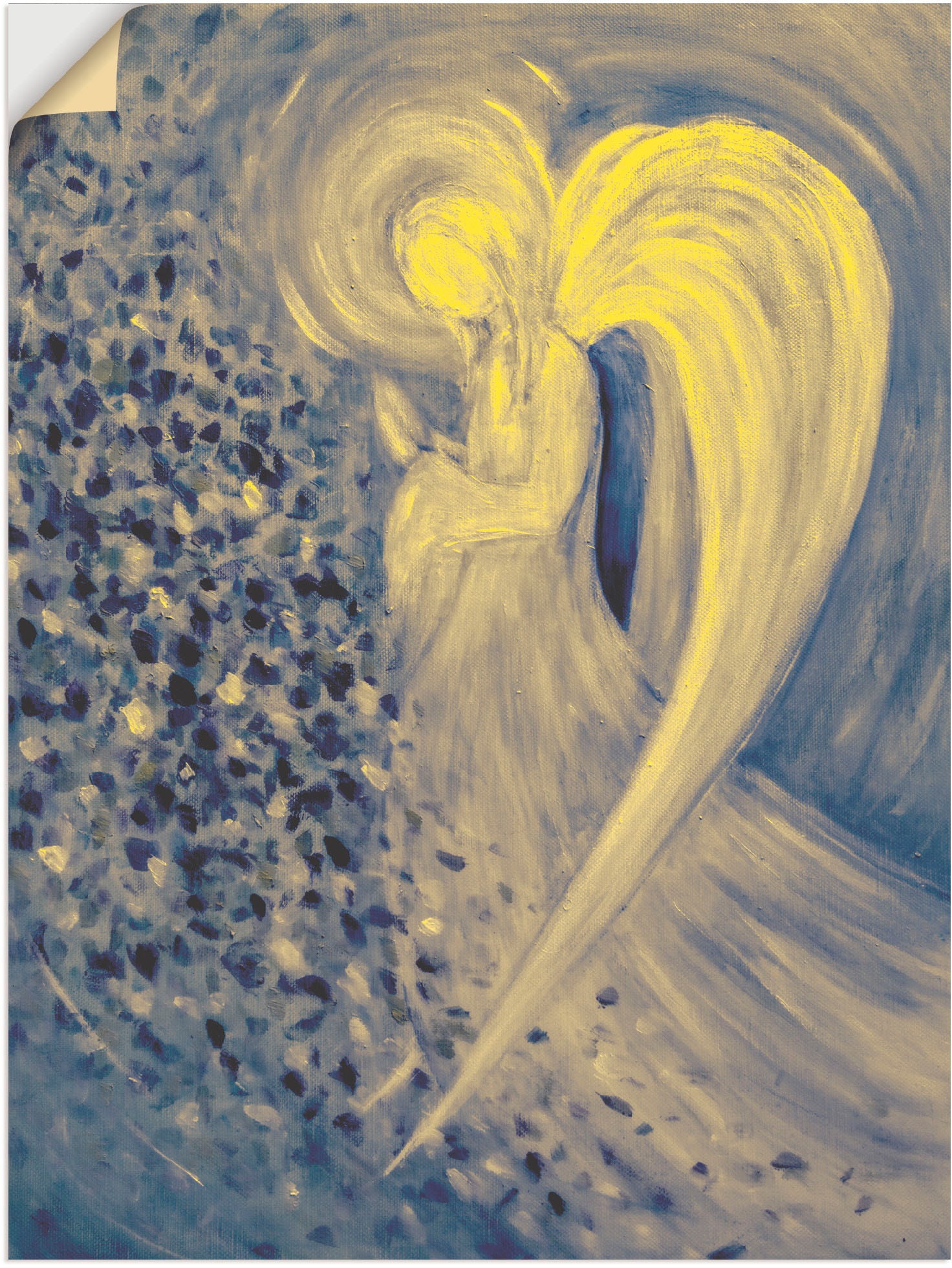Wandbild »Engel der Nacht«, Religion, (1 St.), als Leinwandbild, Poster, Wandaufkleber...