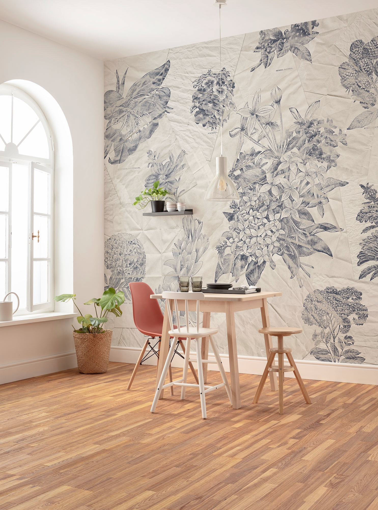 Komar Vliestapete »Digitaldruck Vlies - Botanical Papers - Grösse 400 x 280 cm«, bedruckt, Wohnzimmer, Schlafzimmer
