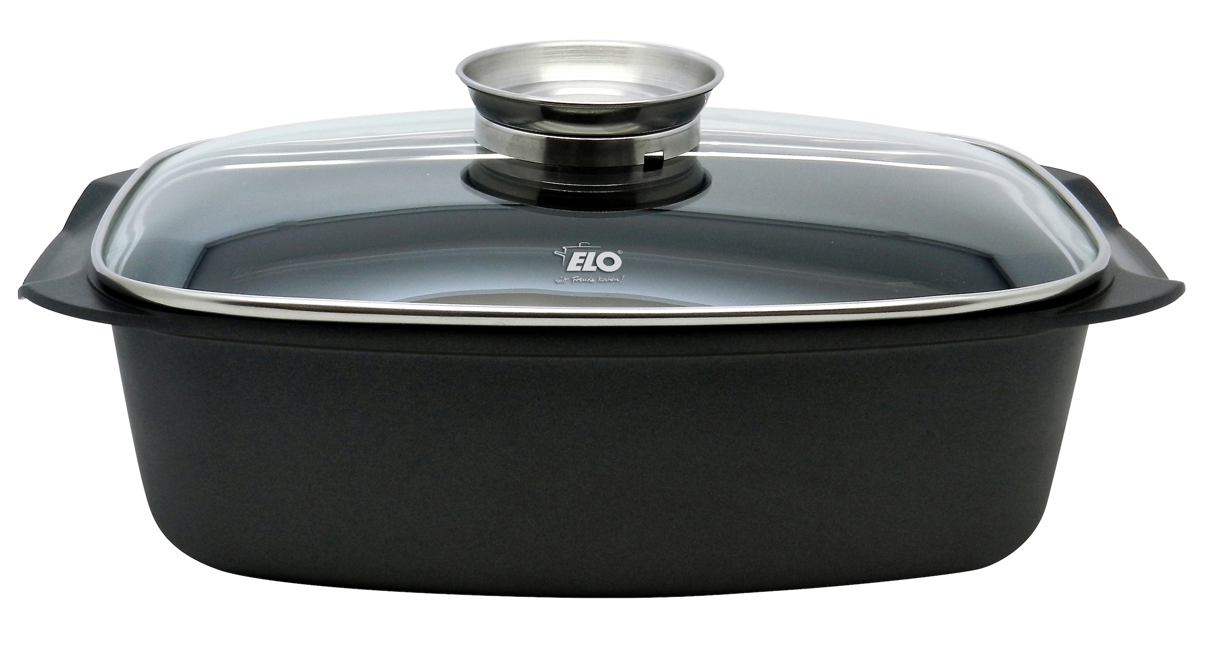 Image of Elo Bräter "Alucast" 1 Bräter mit Glasdeckel, 1 Stk. tlg. Aluminiumguss