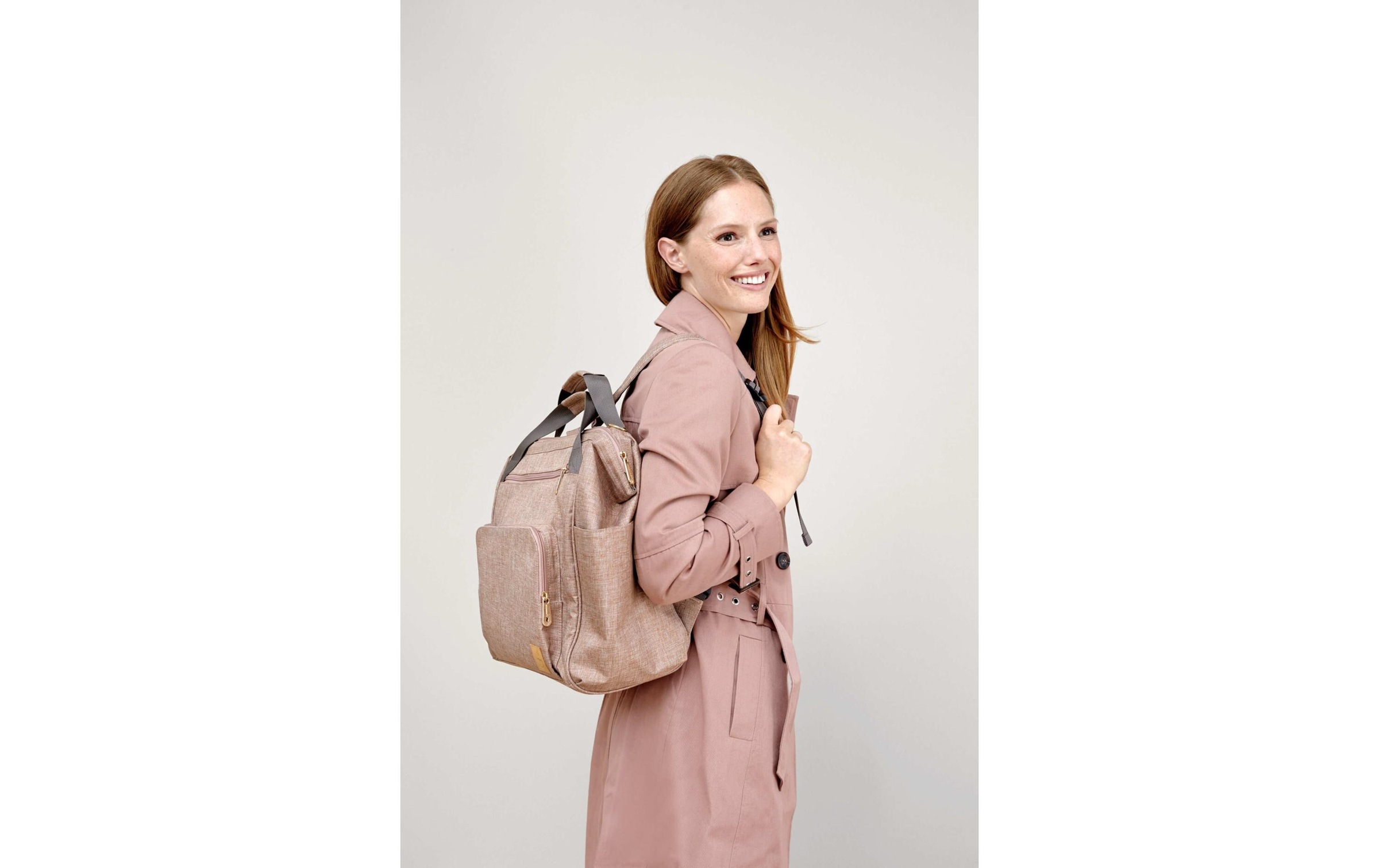 LÄSSIG Wickelrucksack »Glam Goldfarbenie«