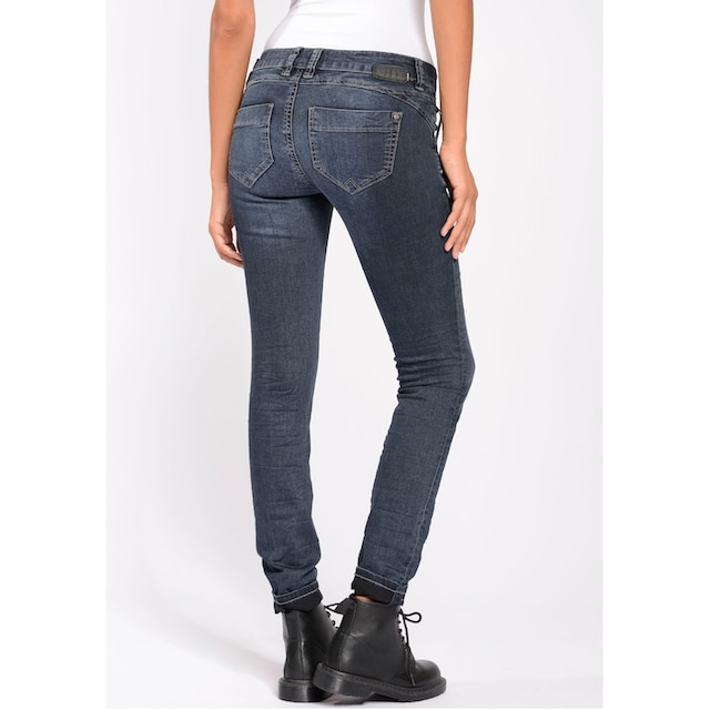 ♕ GANG Skinny-fit-Jeans »94Nikita«, mit Zipper-Detail an der Coinpocket  versandkostenfrei kaufen