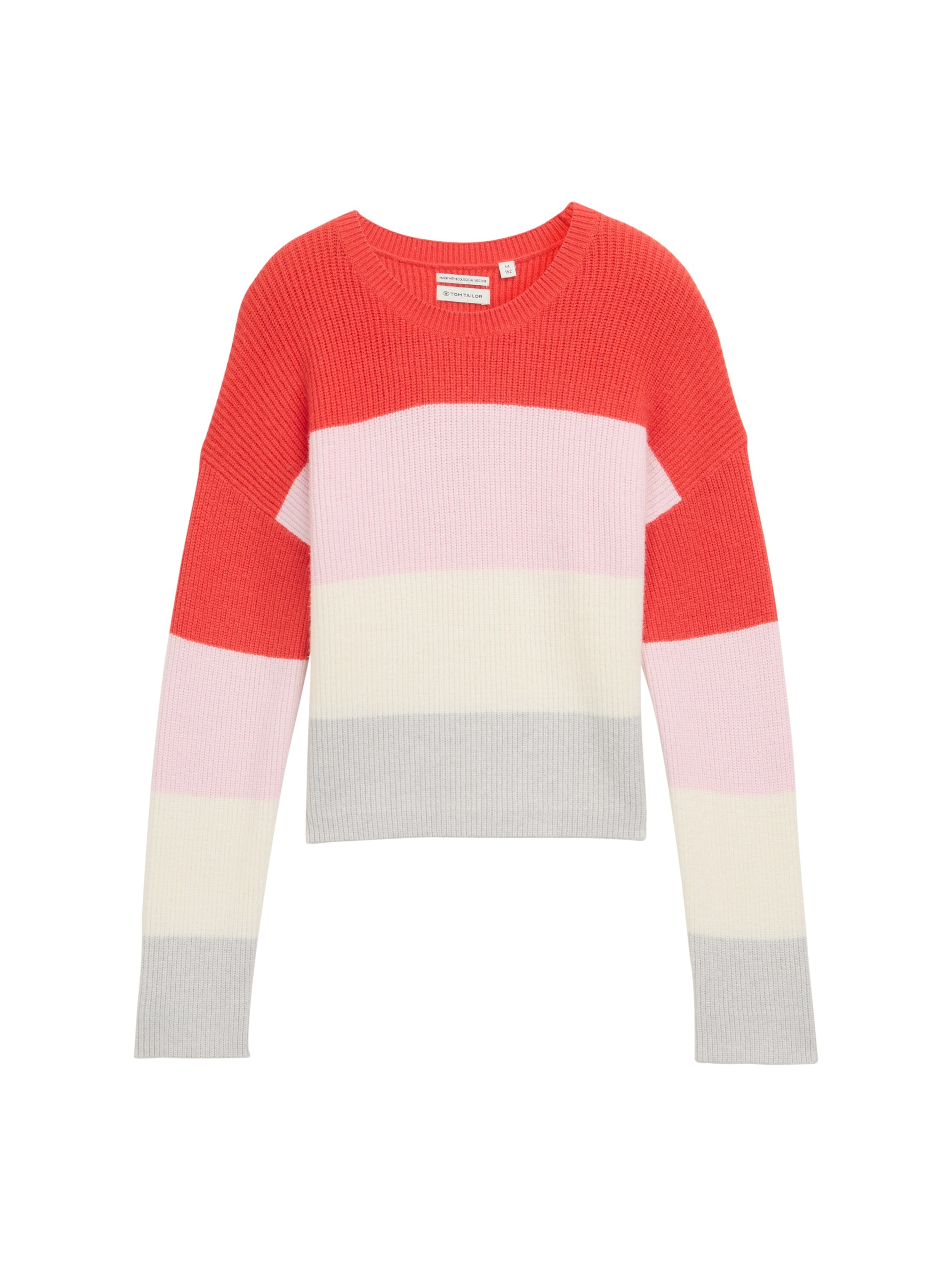 Image of TOM TAILOR Strickpullover mit Colour Blocking