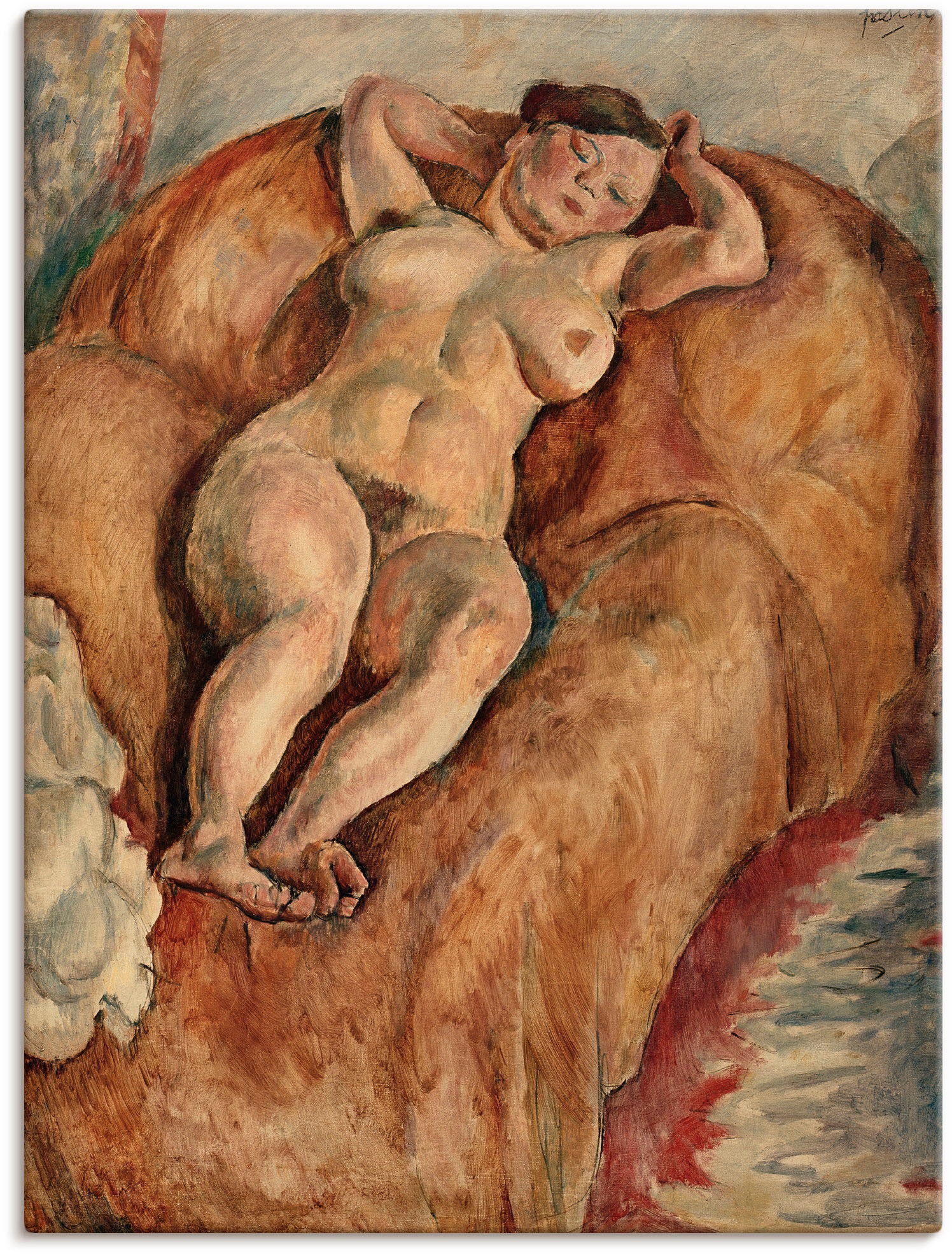 Image of Artland Wandbild »Liegender Frauenakt«, Erotische Bilder, (1 St.), in vielen Grössen & Produktarten - Alubild / Outdoorbild für den Aussenbereich, Leinwandbild, Poster, Wandaufkleber / Wandtattoo auch für Badezimmer geeignet bei Ackermann Versand Schweiz