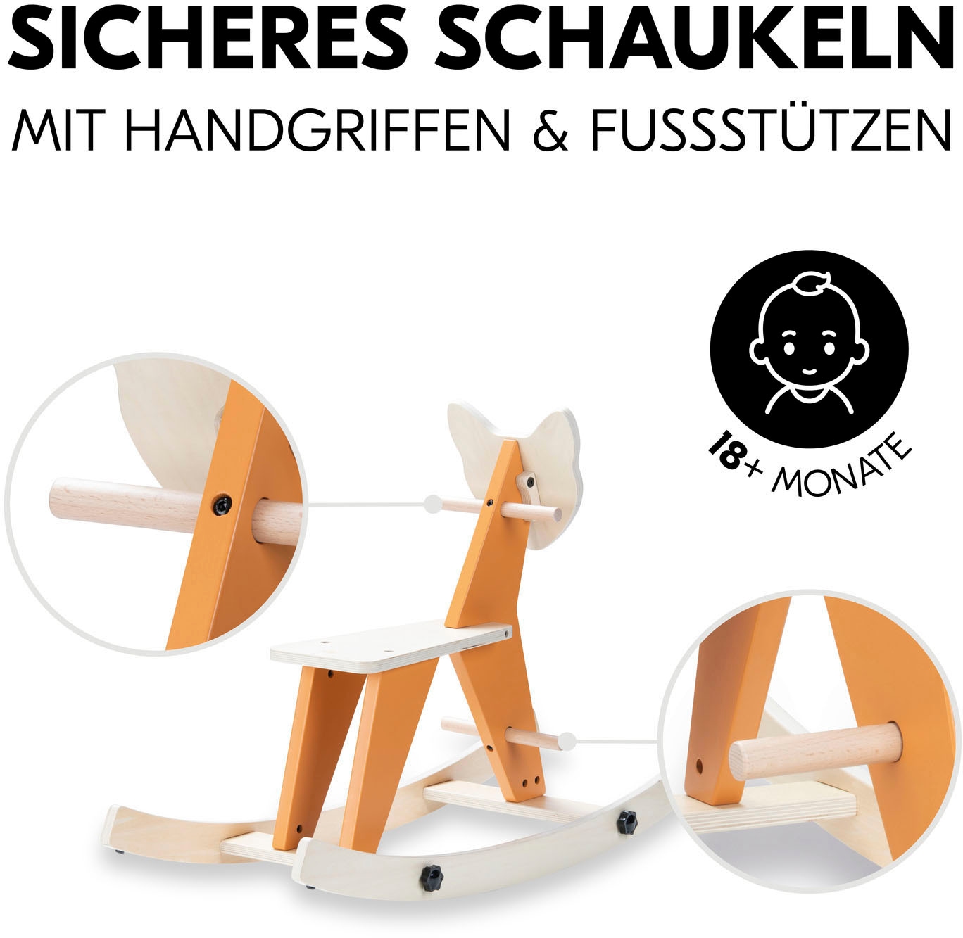Hauck Schaukeltier »Rock N Swing Fuchs« FSC® - schützt Wald