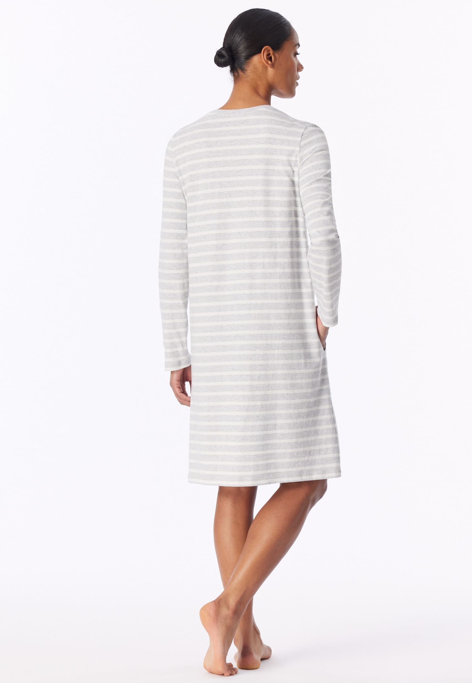 Schiesser Chemise de nuit »Casual Essentials« Paquet,  Poches externes avec léger col en V