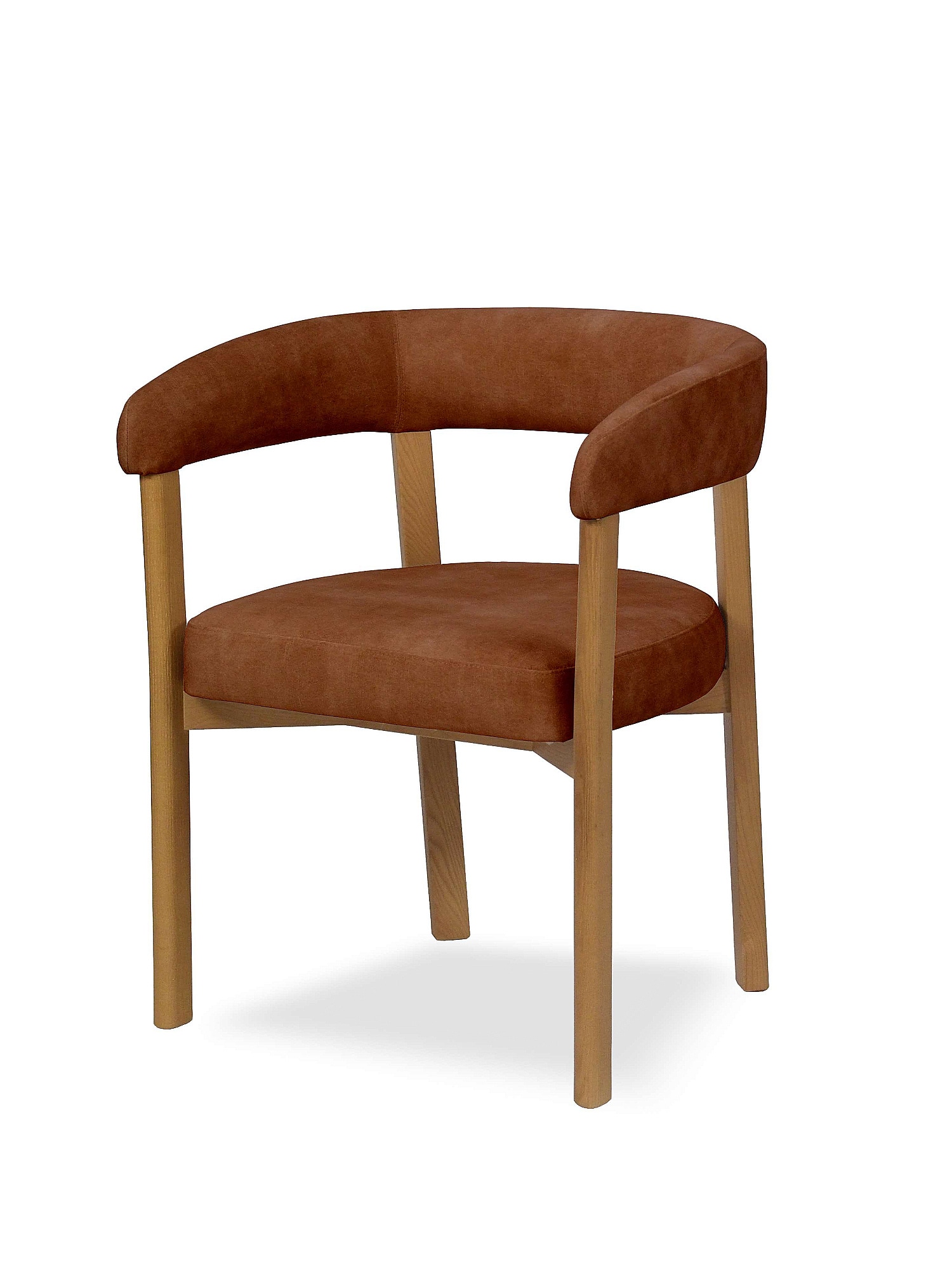 Home affaire Chaise avec accoudoirs »NUVOLA Stuhl,Armstuhl,Made in Italy,Massivholz,Samt,24 Farbvarianten« () 1 cuisSalon-bureau, coin lecture, velours résistant à la saleté avec effet nuage