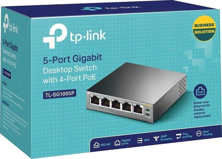 TP-Link Netzwerk-Switch »TL-SG1005P«