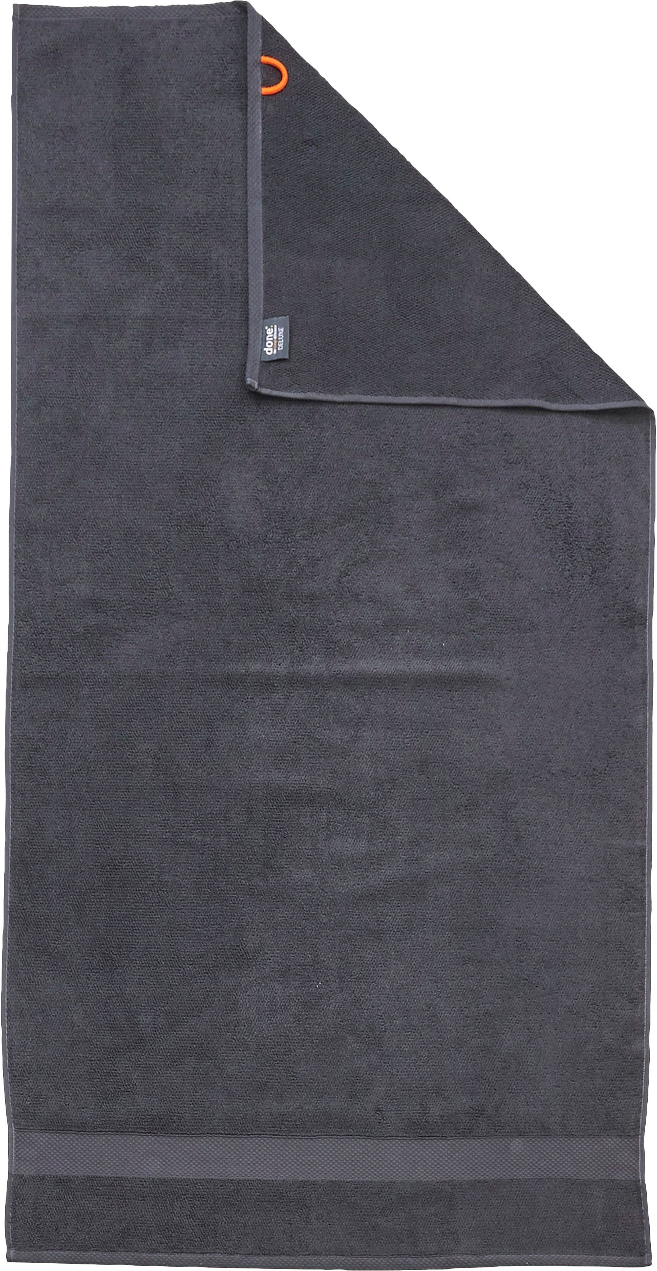 done.® Badetücher »Deluxe«, (2 St., 2er Set Duschtücher 70 x 140 cm), 2-tlg., Uni Farben, Hotelqualität aus hochwertigem Zwirnfrottier