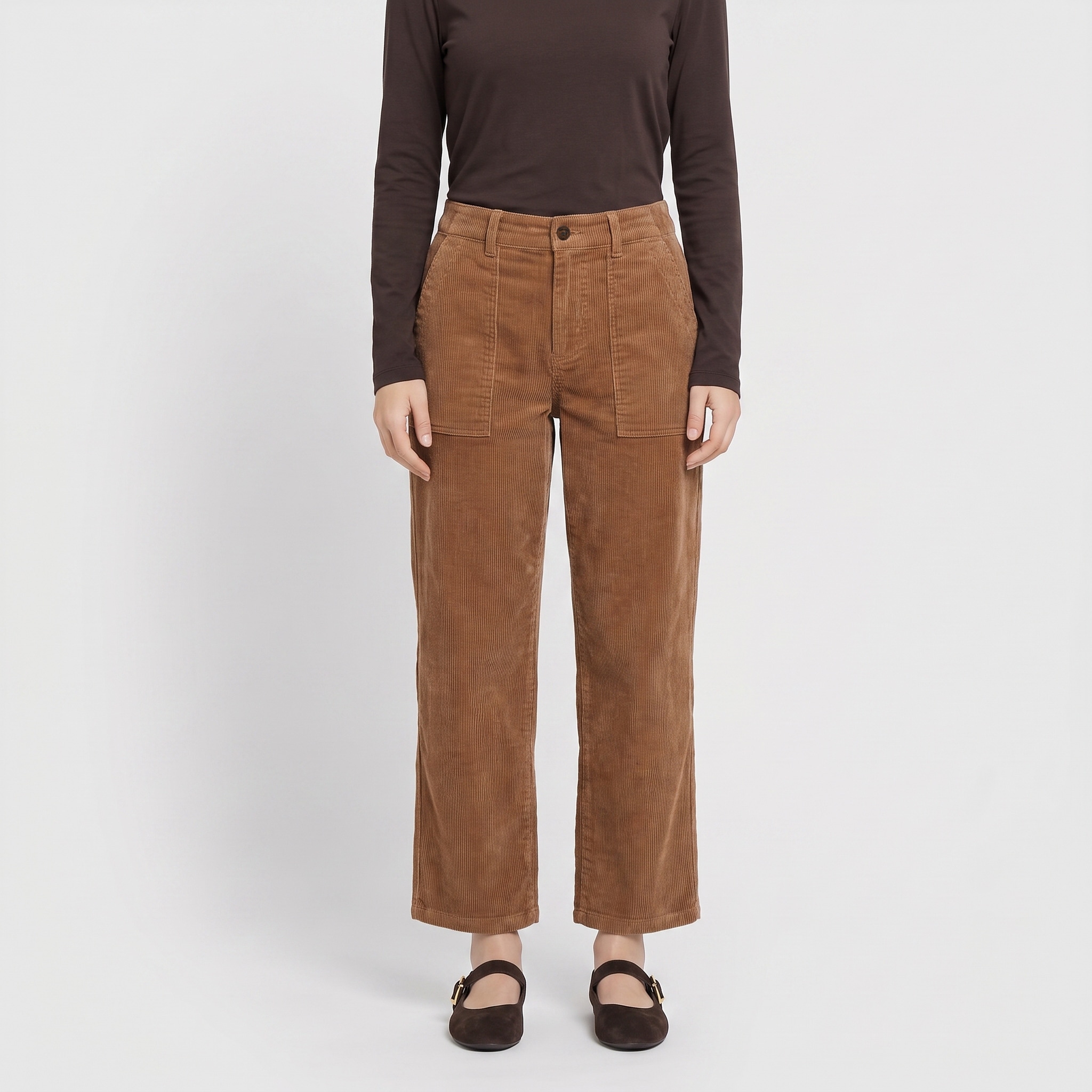 Image of MAC Cordhose feiner Glanz, mittlere Leibhöhe, Relaxed Fit