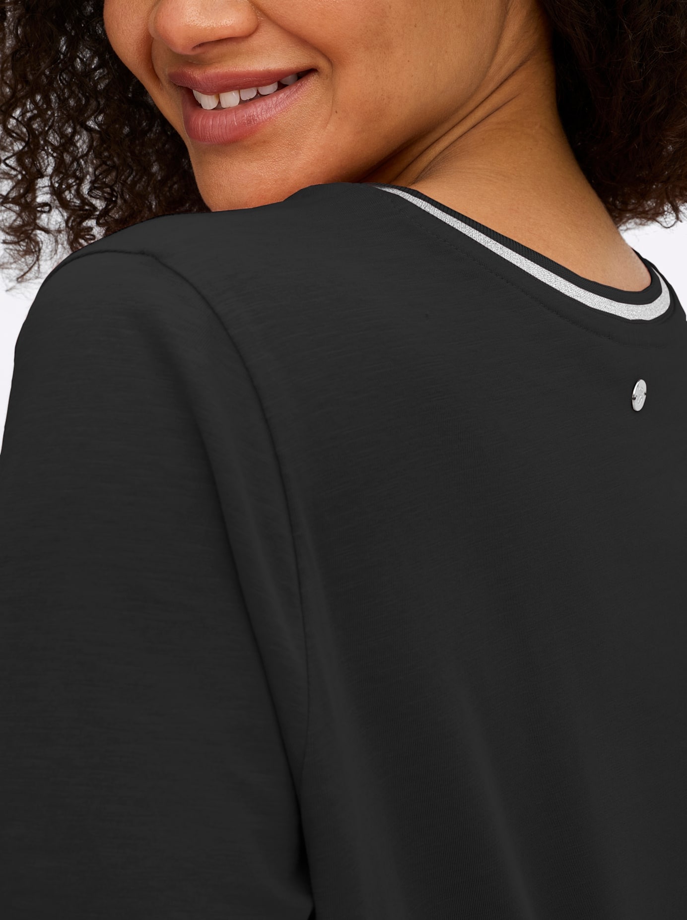 Sheego T-shirt en V »Shirt« 1